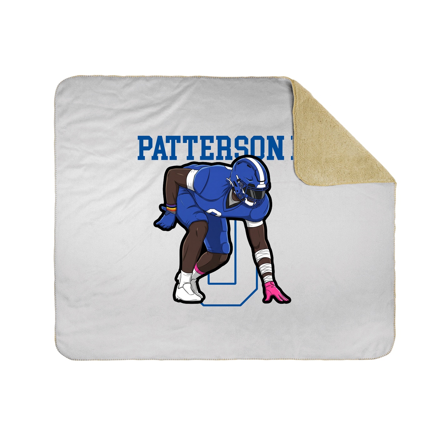 50x60 Sherpa Lined Throw Blanket