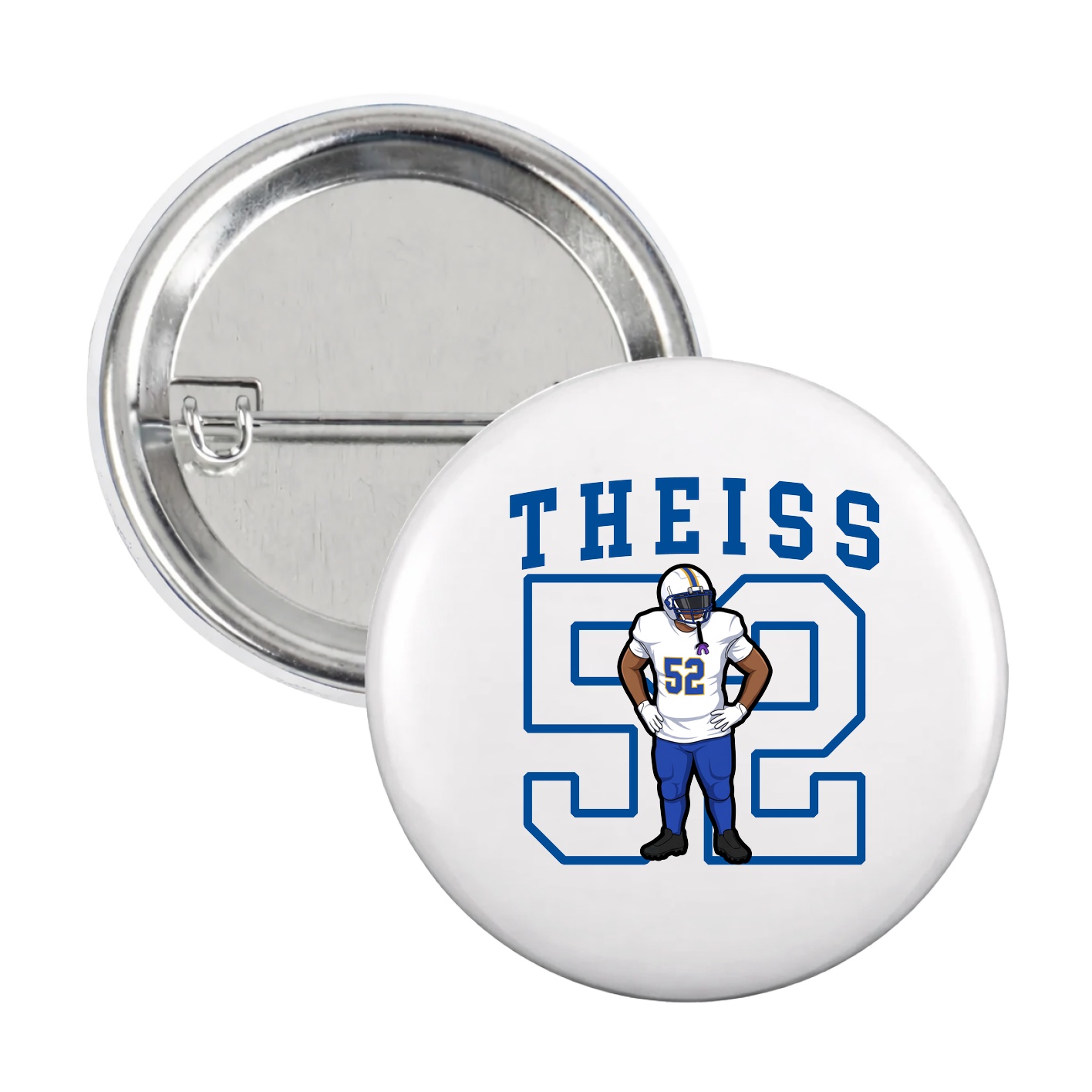 Game Day Button — Shirsey in White