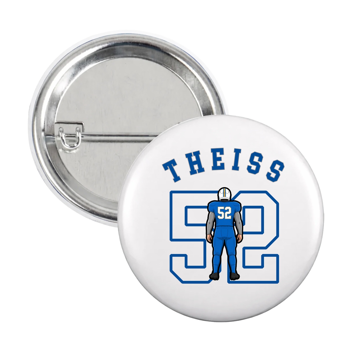 Game Day Button — Shirsey Arch in White