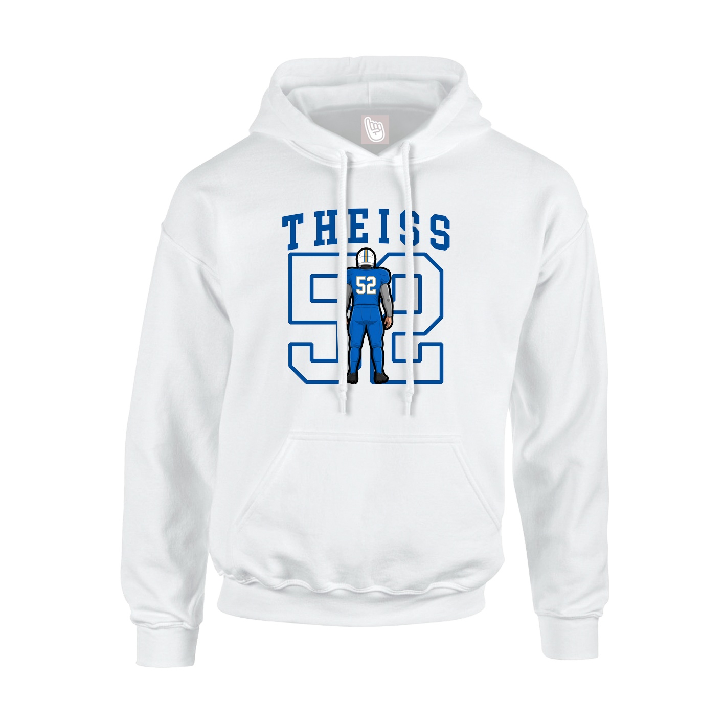 Hoodie — Shirsey in White
