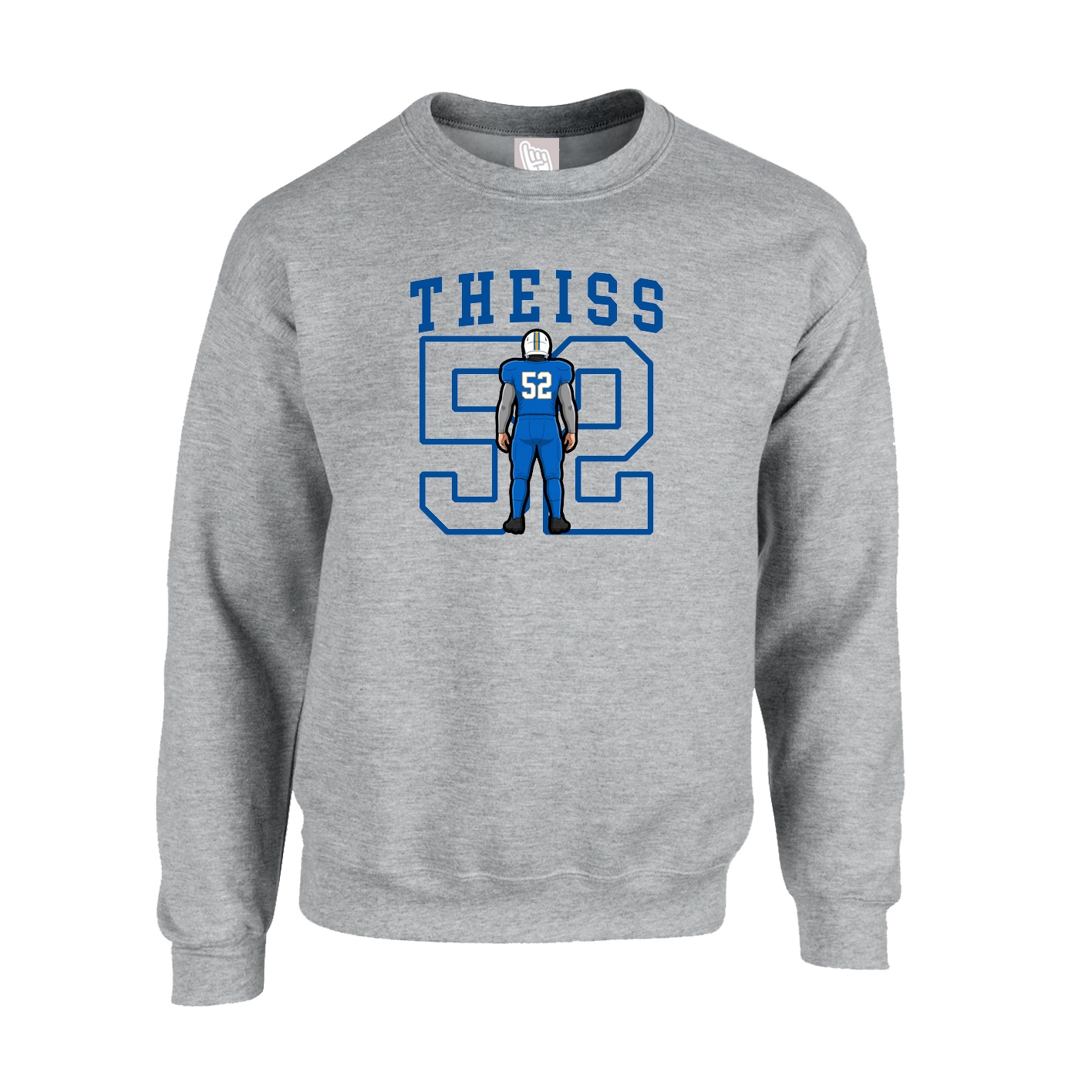 Fleece Crew — Shirsey in Grey
