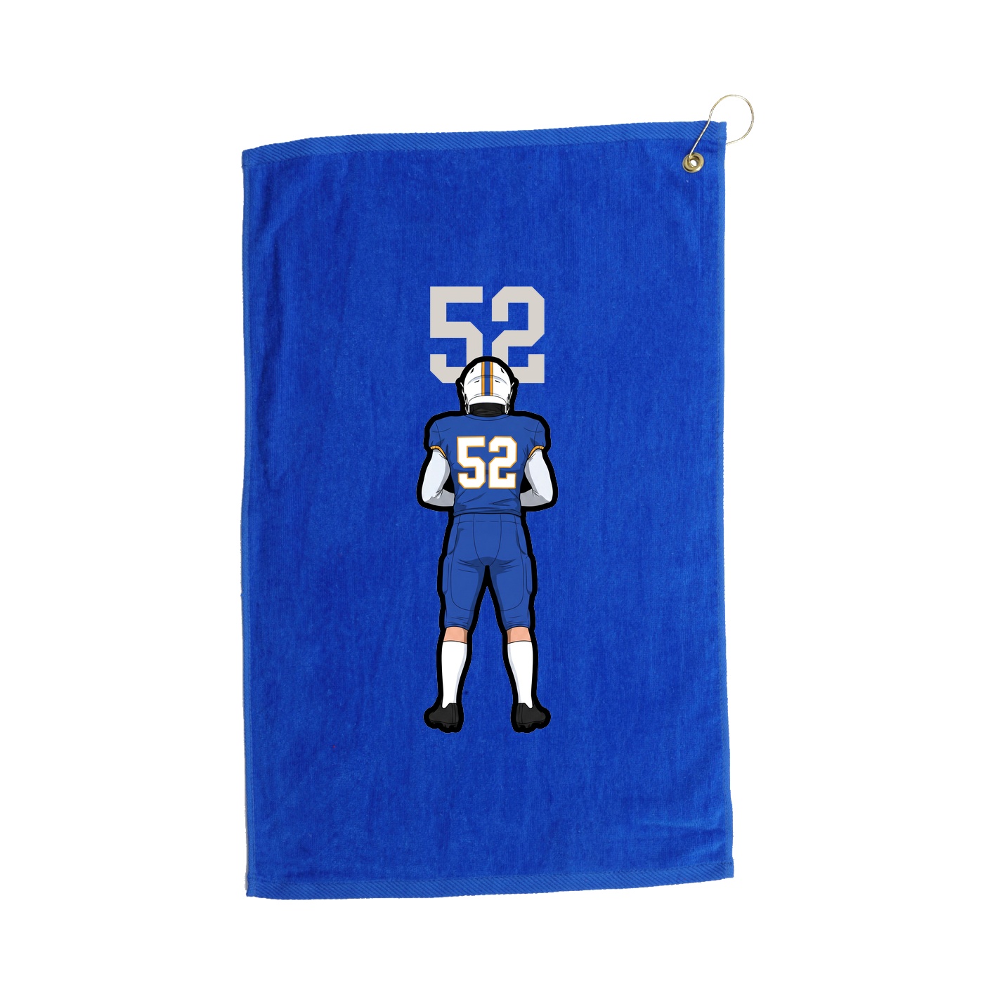 Golf Towel — Number Top in Royal