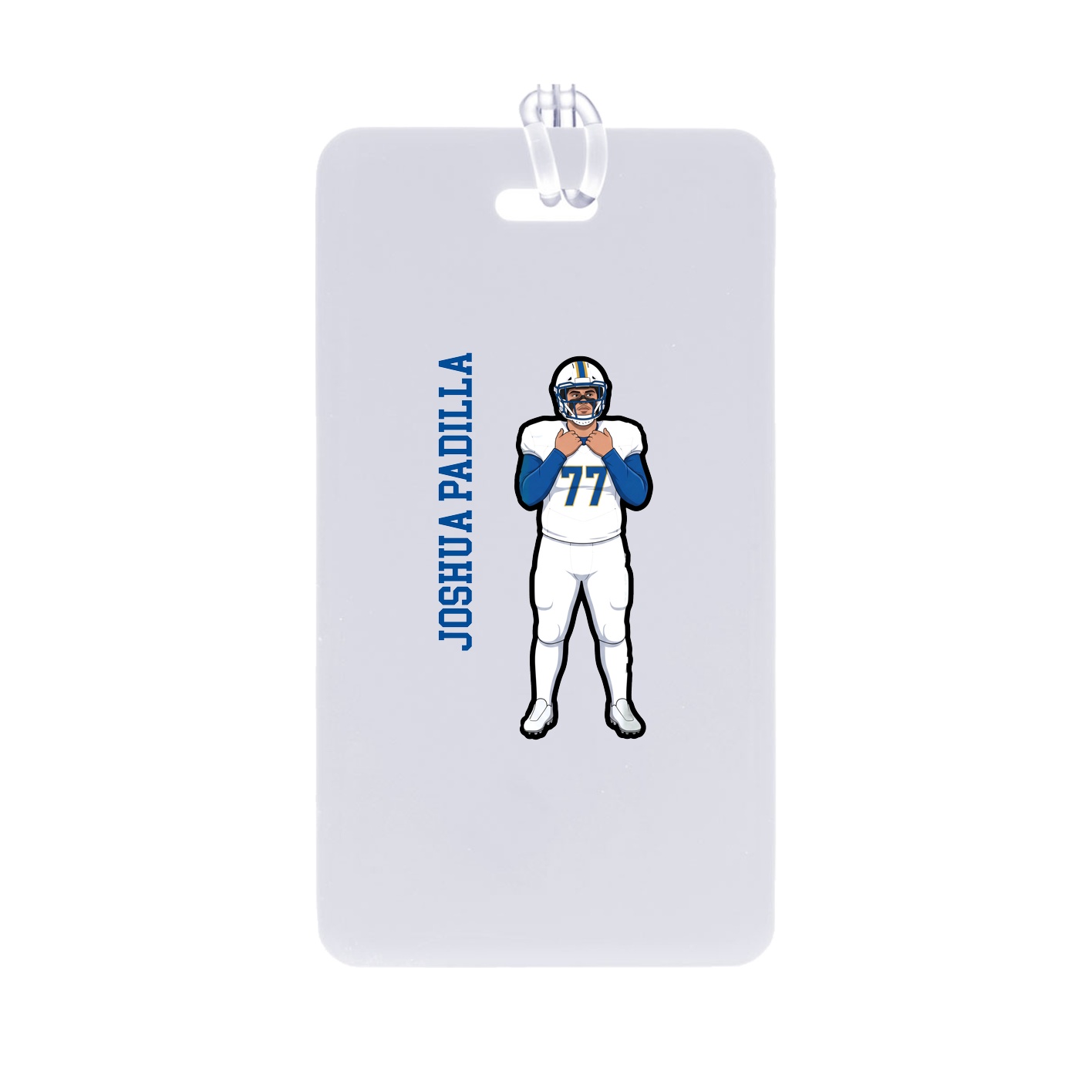 Bag Tag — Name Vertical in Classic