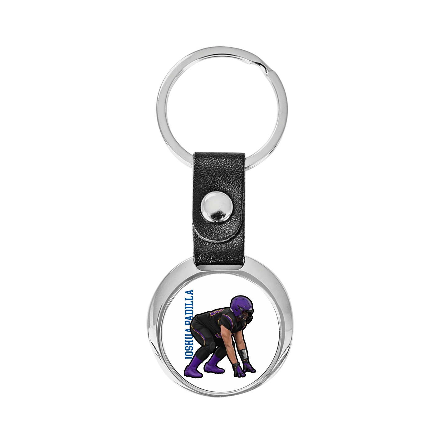 Key Chain — Name Vertical in Classic