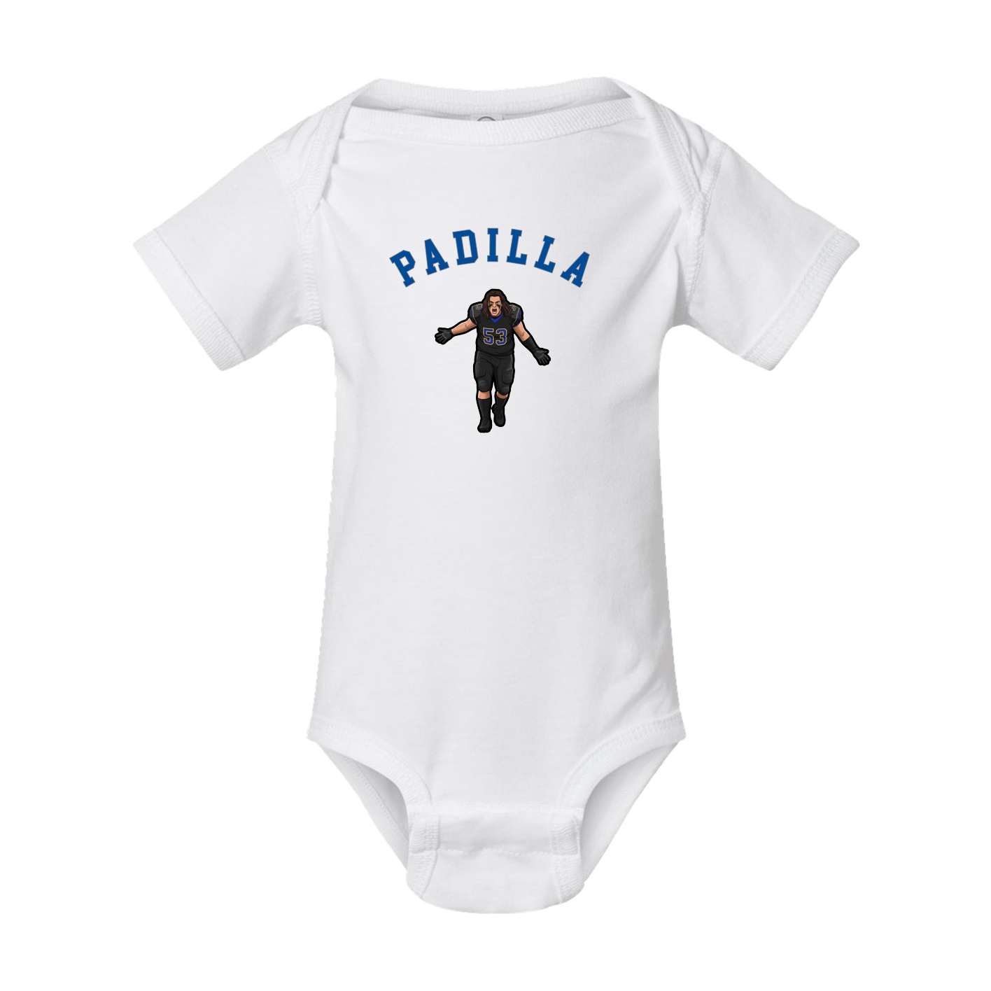Baby Onesie — Shirsey Arch in White