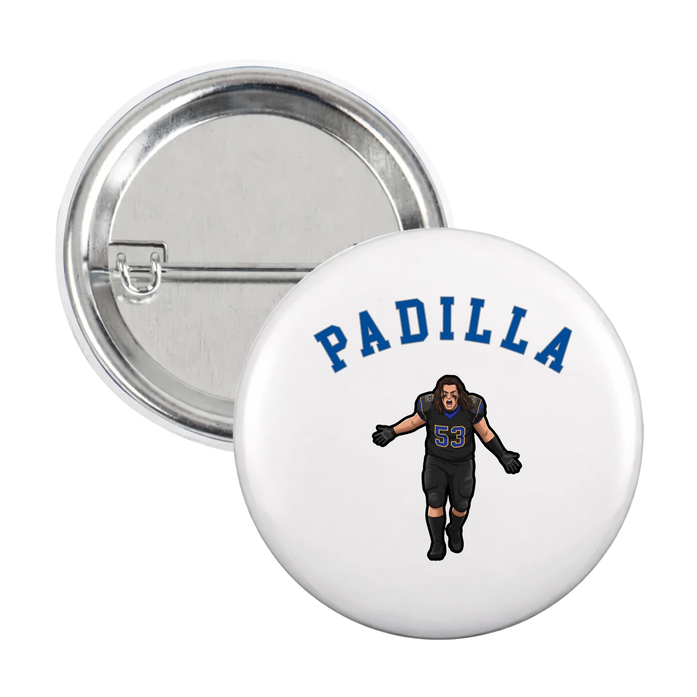 Game Day Button — Shirsey Arch in White