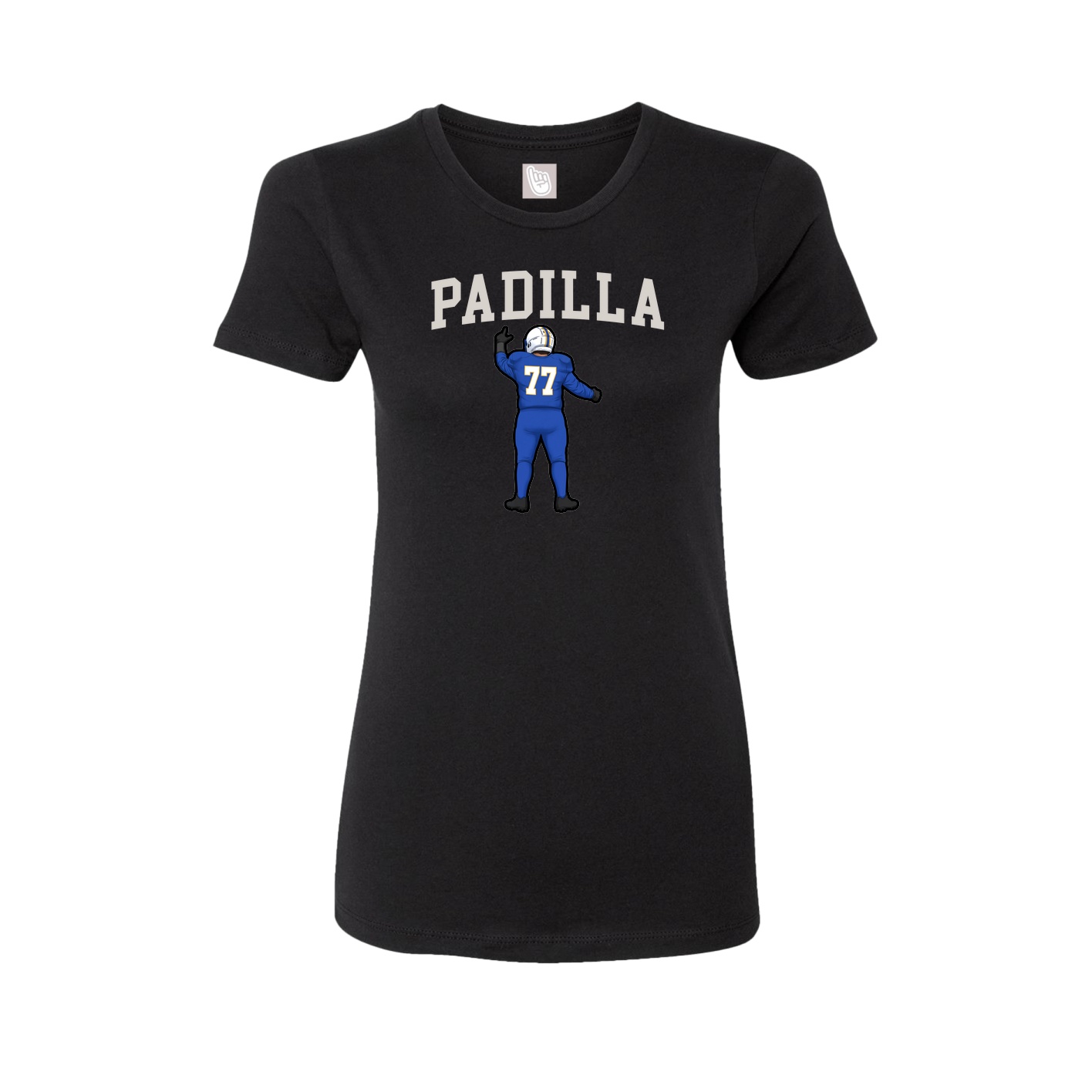 Fitted Women's Tee — Shirsey in Black