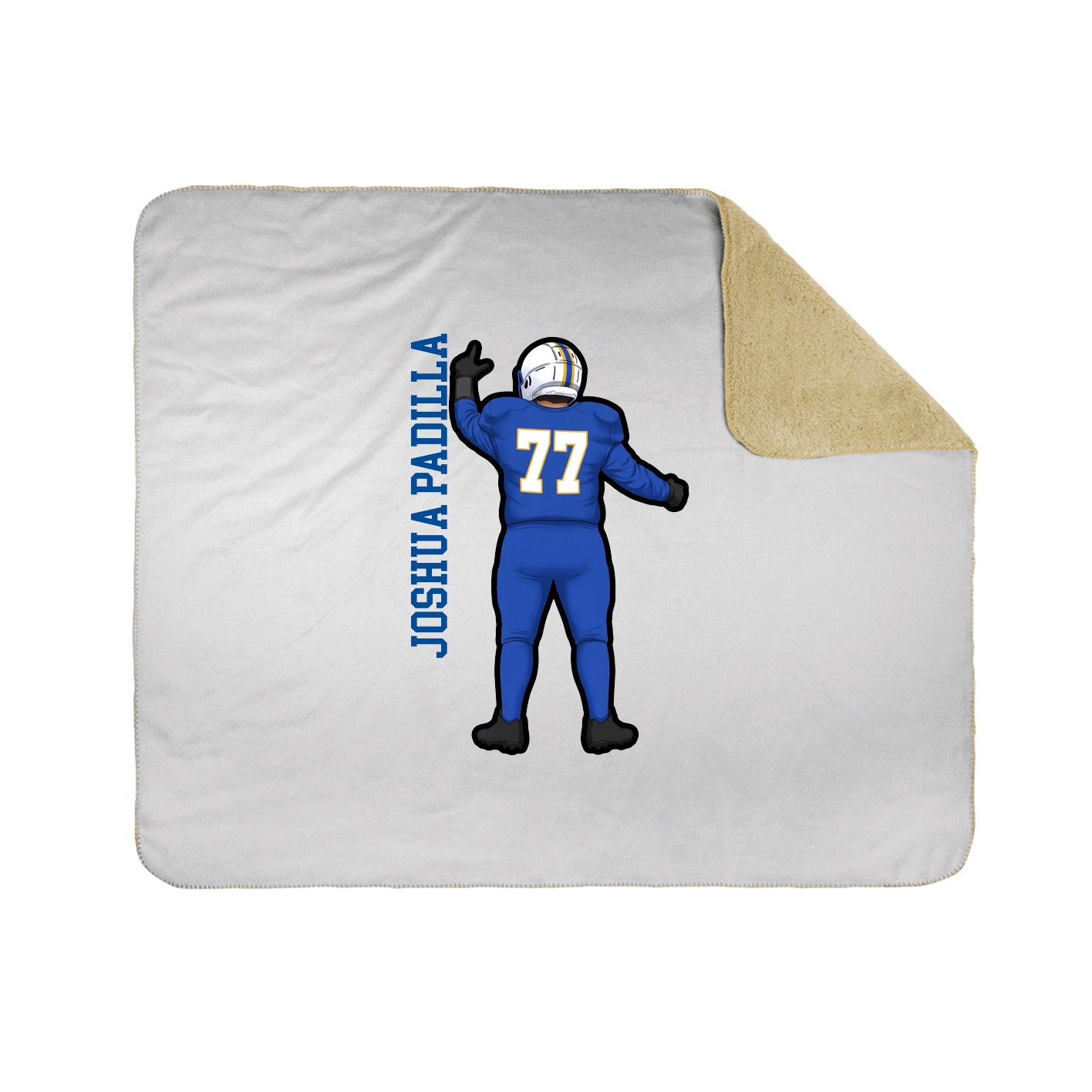 50x60 Sherpa Lined Throw Blanket