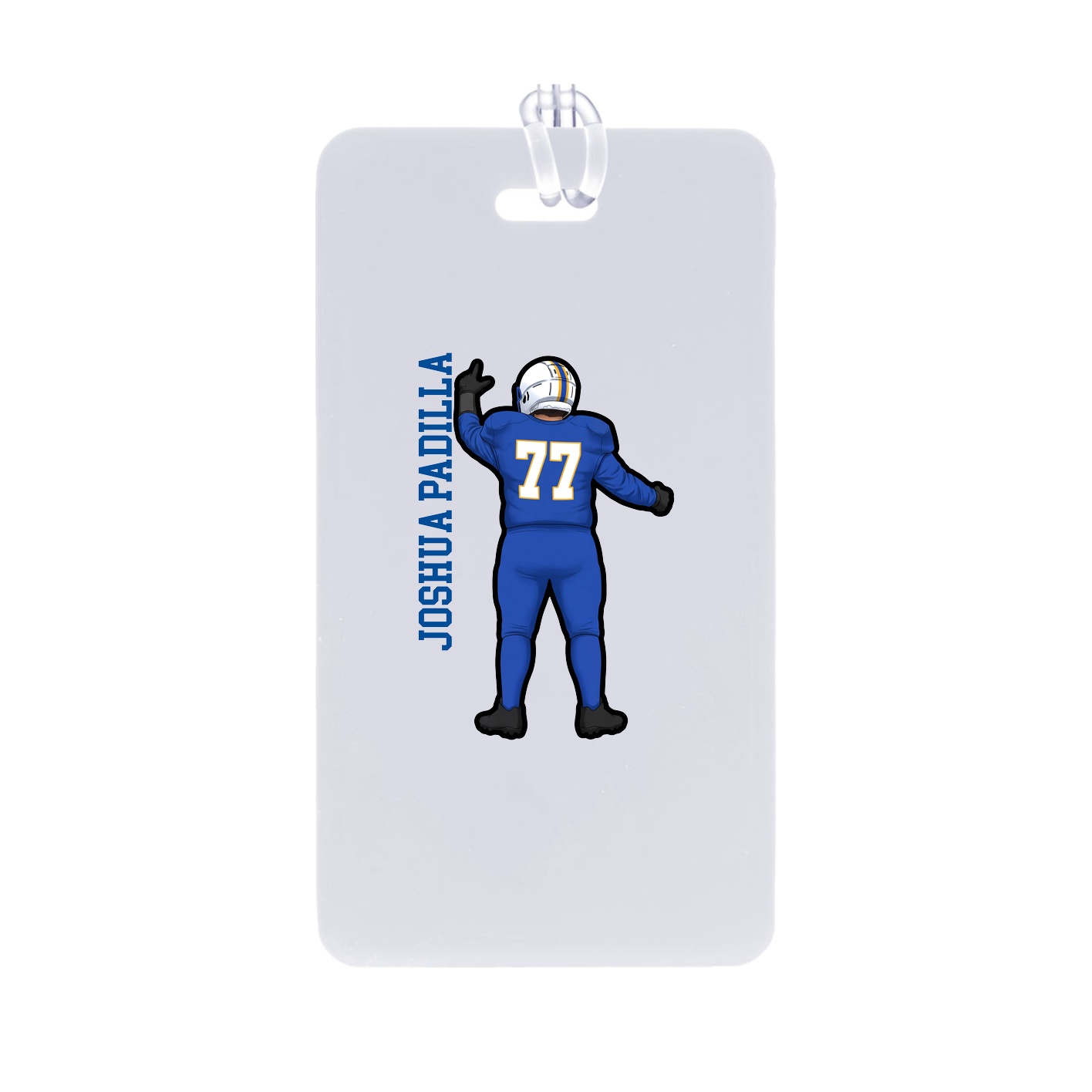 Bag Tag — Name Vertical in Classic