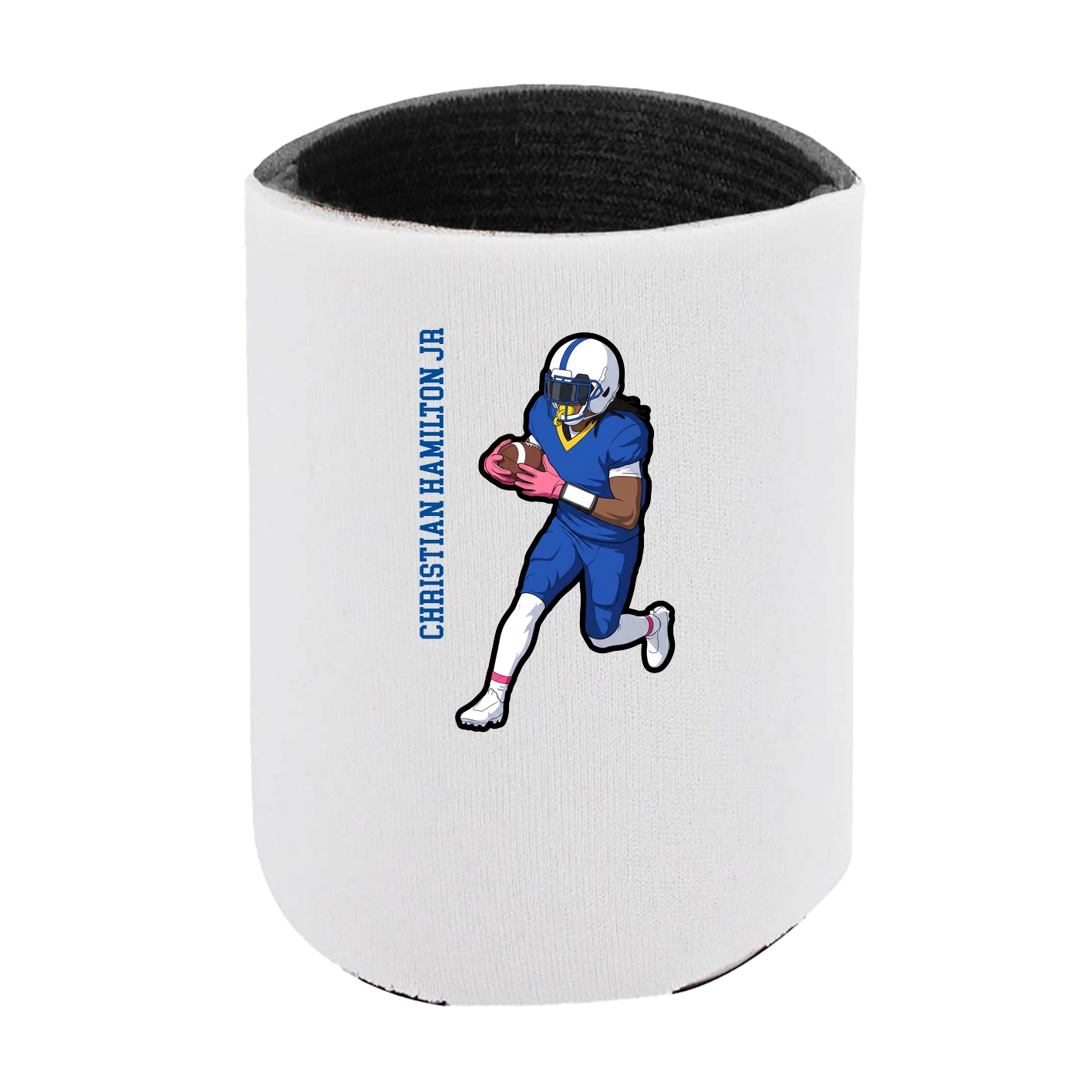Can Holder — Name Vertical in White