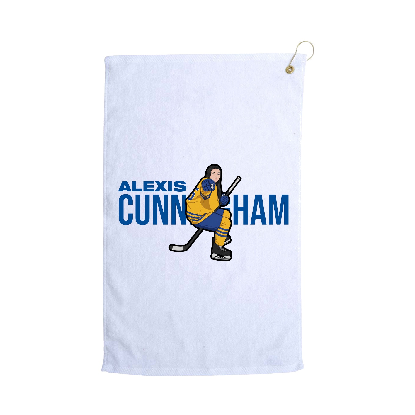 Golf Towel — Player Name in White