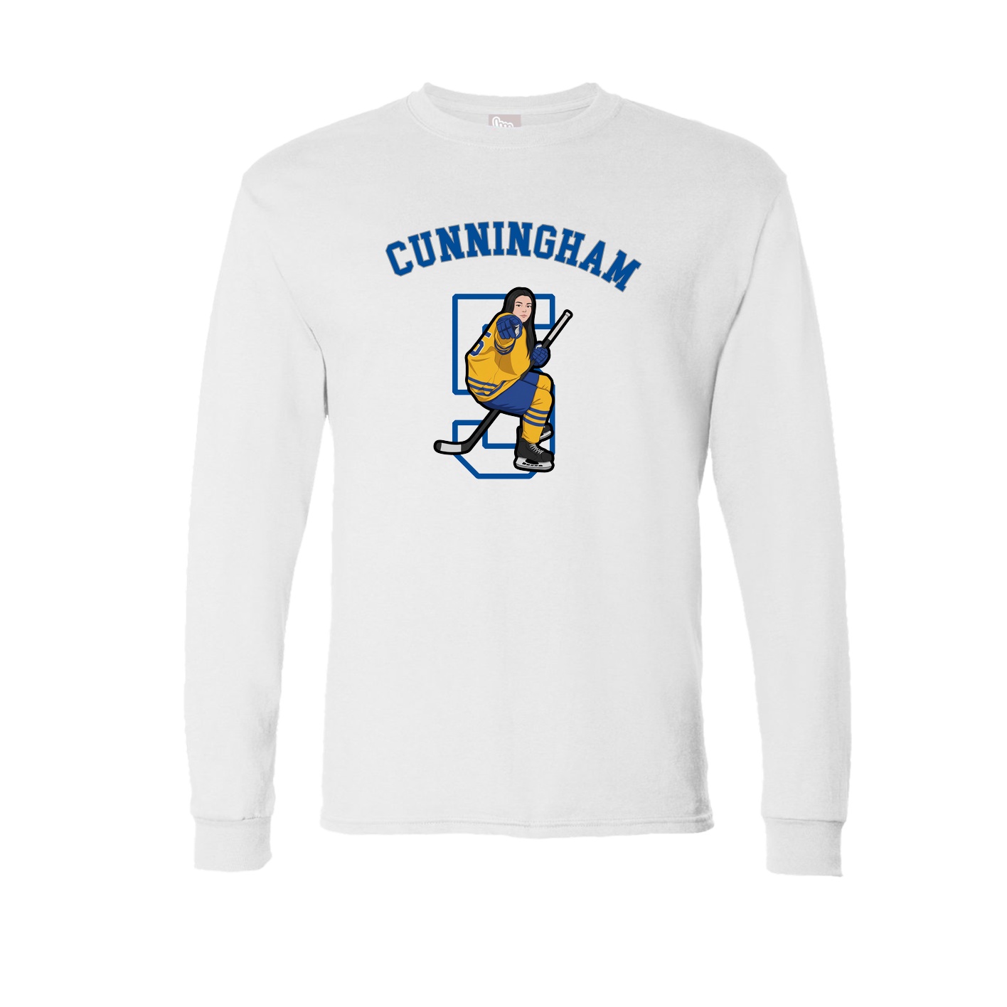 Long Sleeve Tee — Shirsey Arch in White