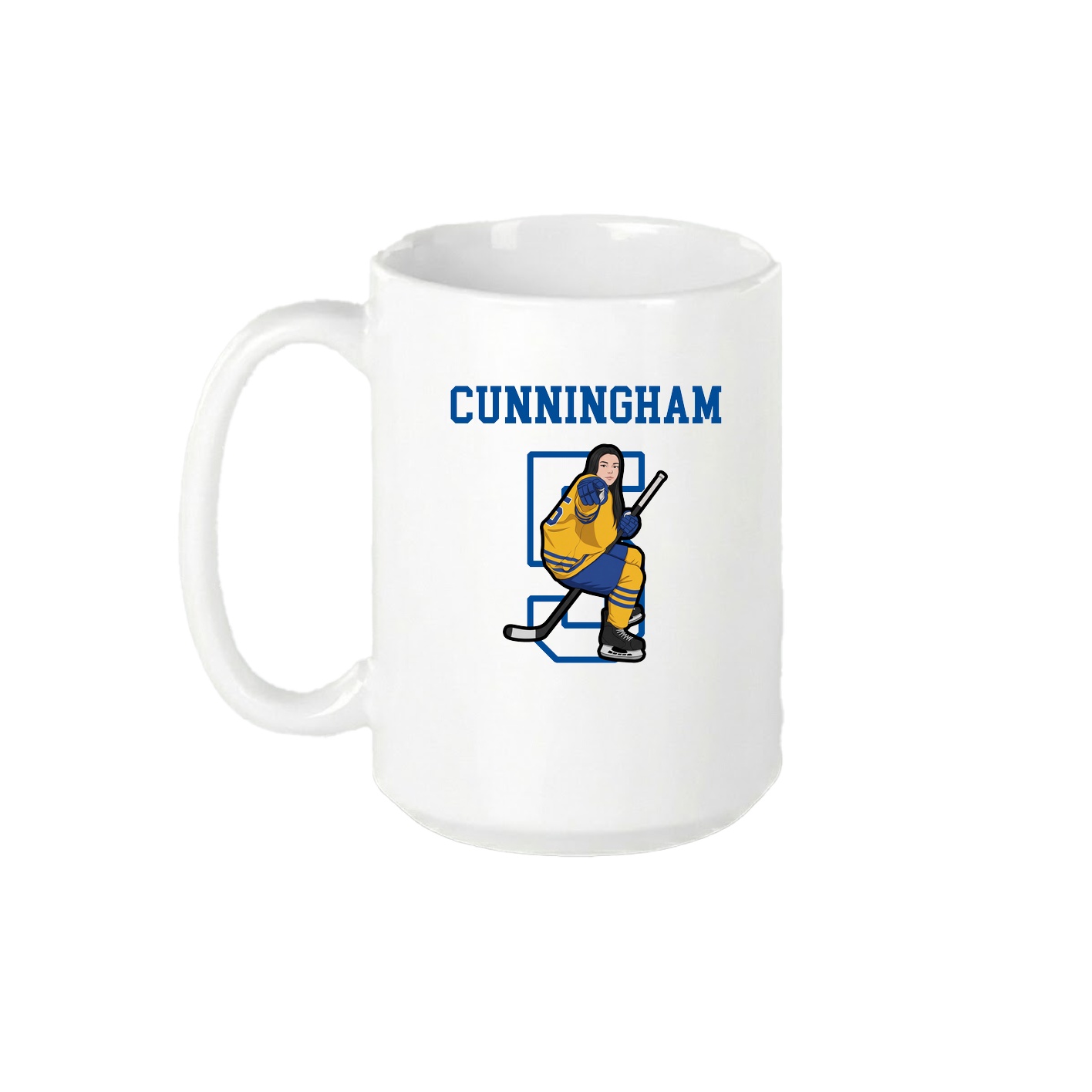 15oz Coffee Mug — Shirsey in White