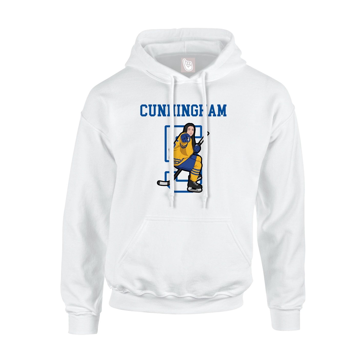Youth Hoodie — Shirsey in White