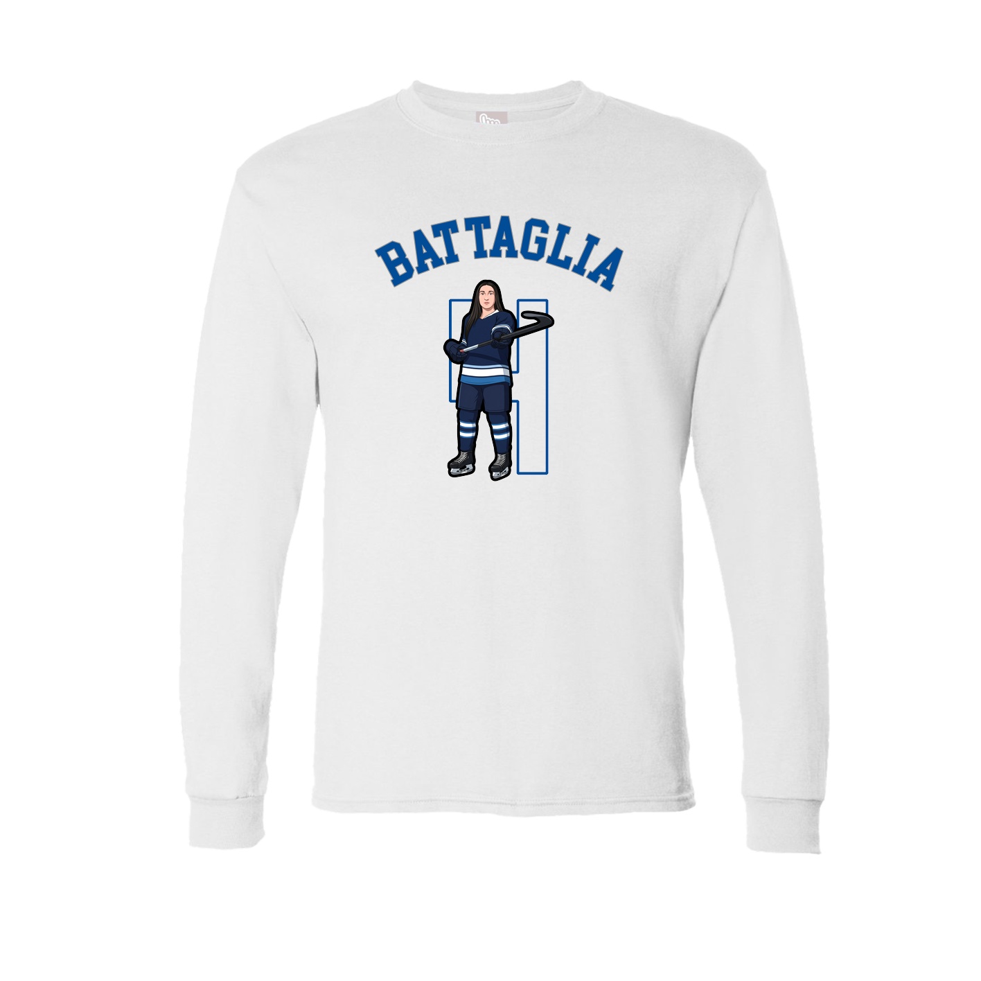 Long Sleeve Tee — Shirsey Arch in White