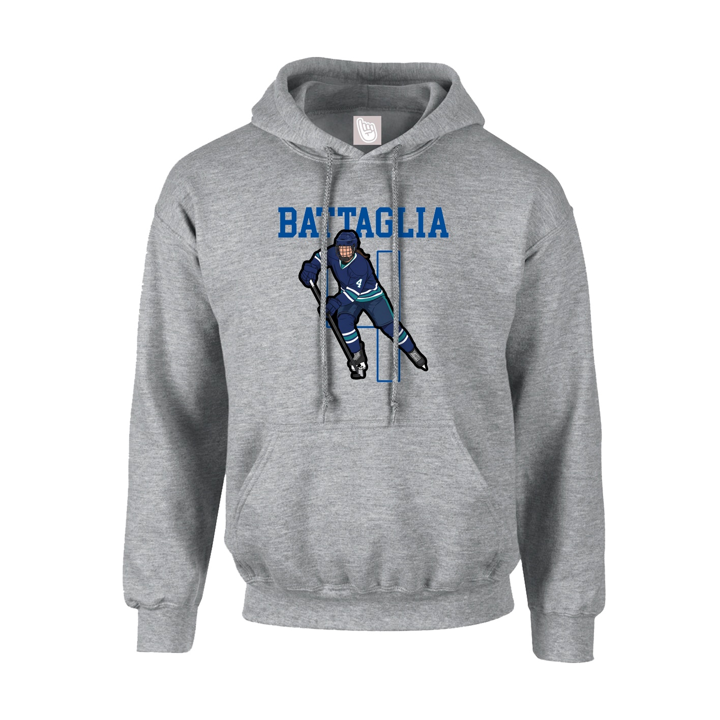 Hoodie — Shirsey in Grey