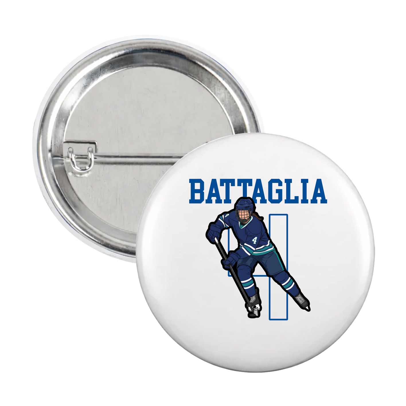 Game Day Button — Shirsey in White