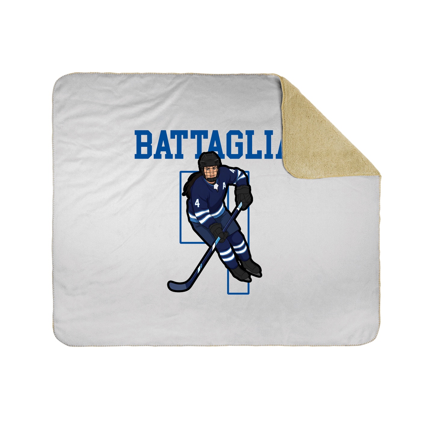 Throw Blanket — Shirsey in White