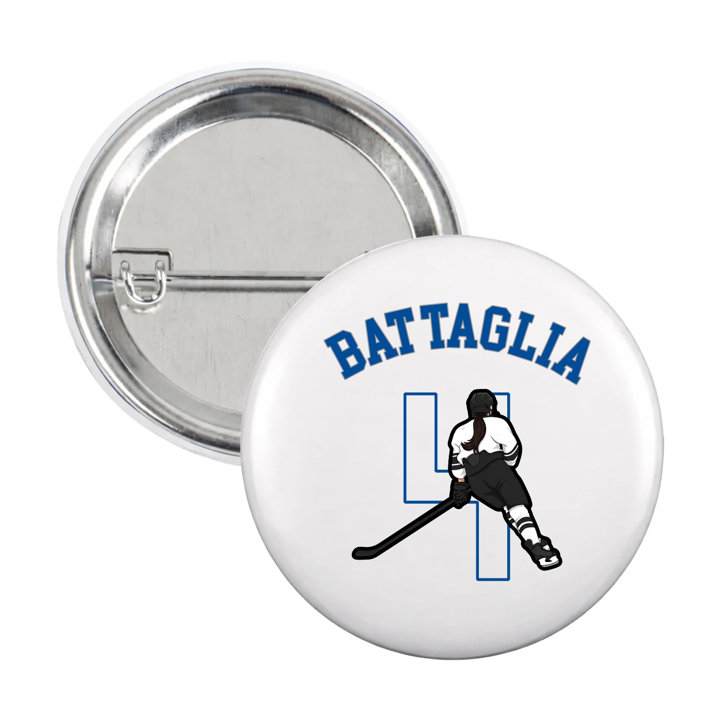 Game Day Button — Shirsey Arch in White