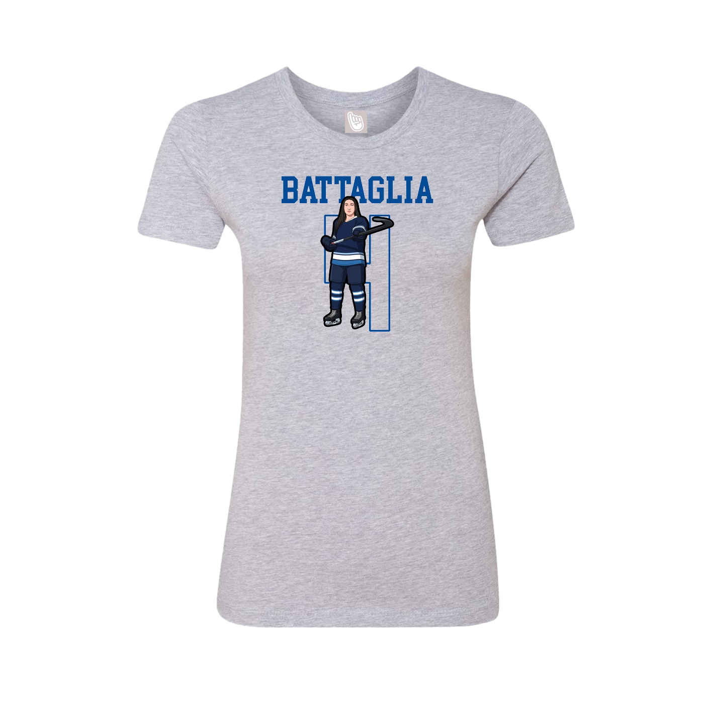 Fitted Women's Tee — Shirsey in Grey