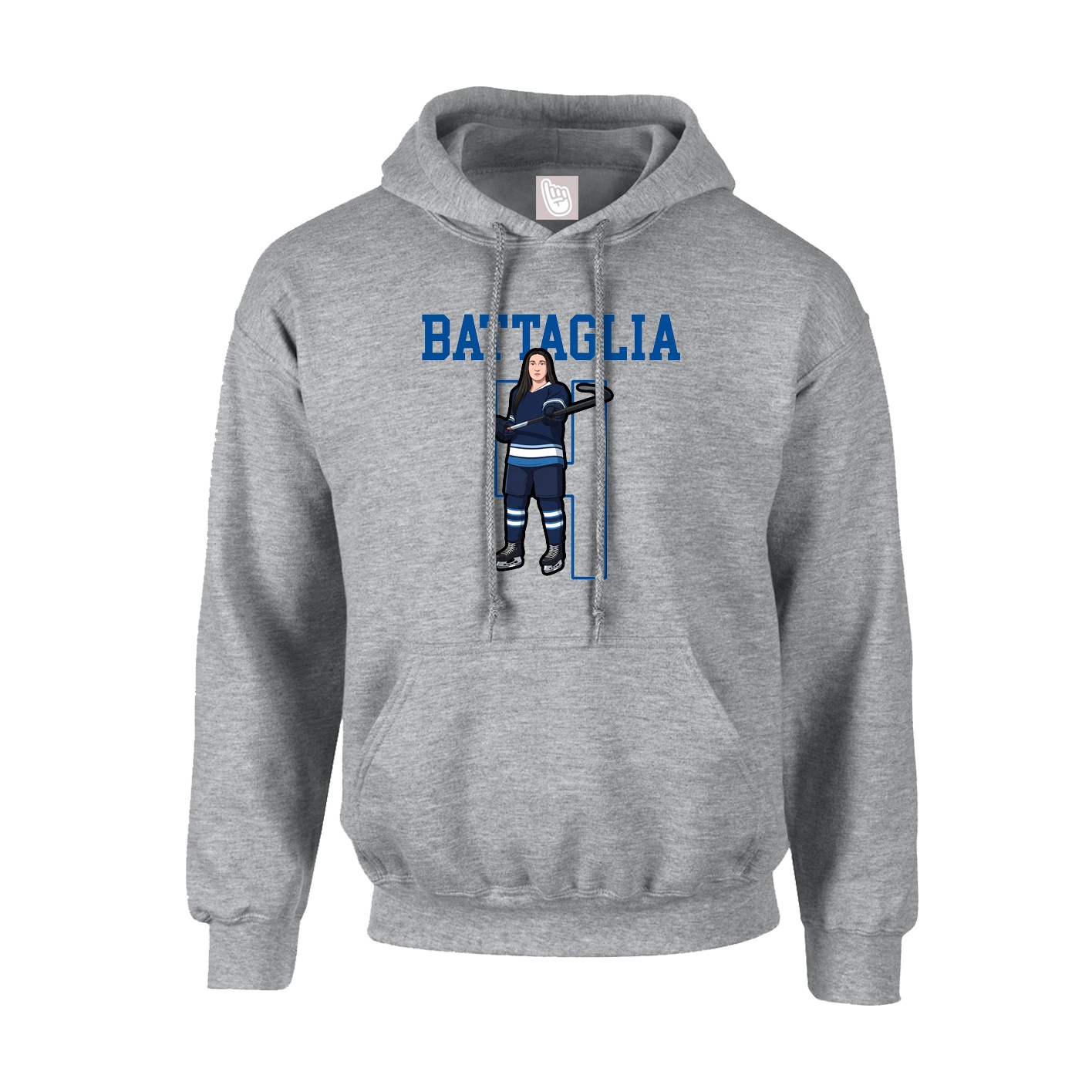 Hoodie — Shirsey in Grey