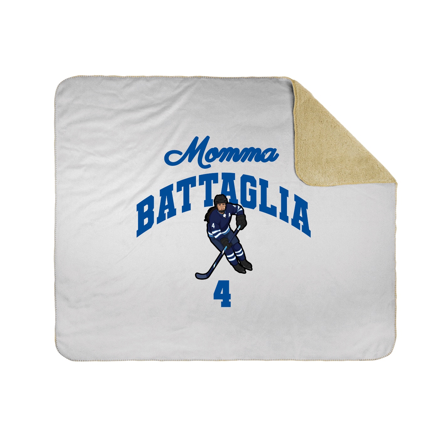 Throw Blanket — Mothers Day Arch in White