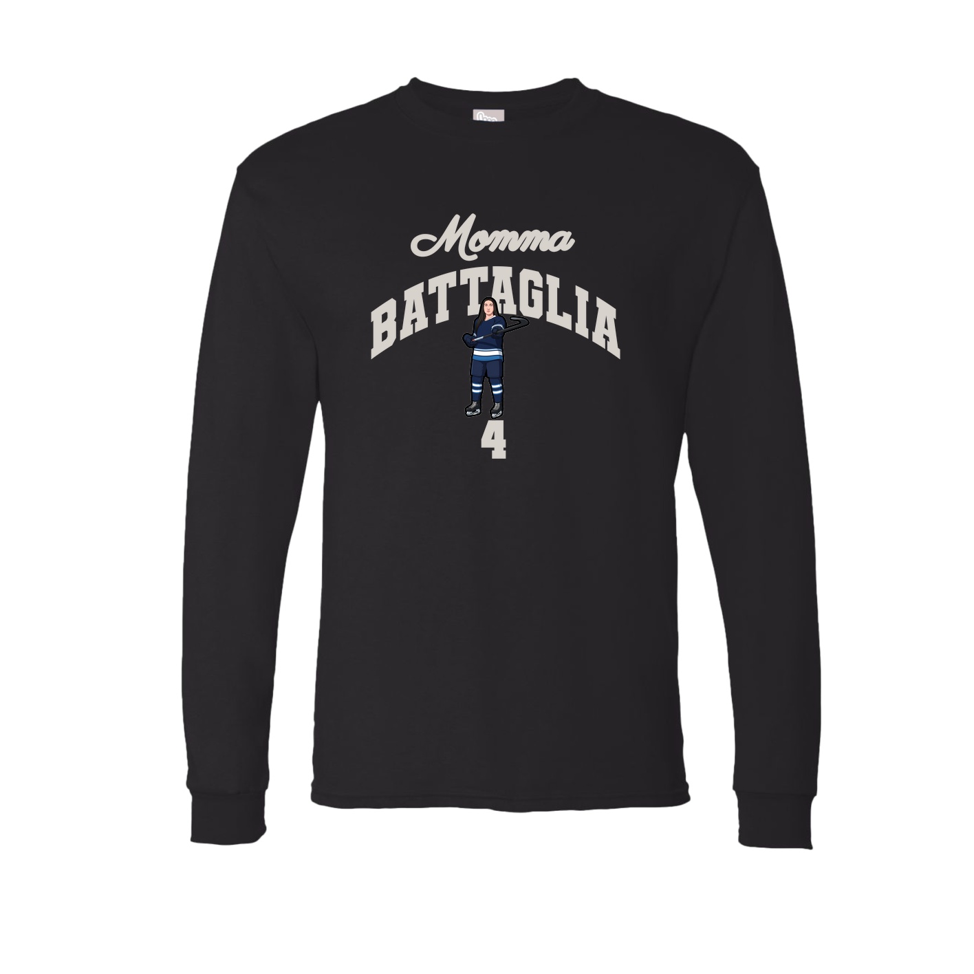 Long Sleeve Tee — Mothers Day Arch in Black