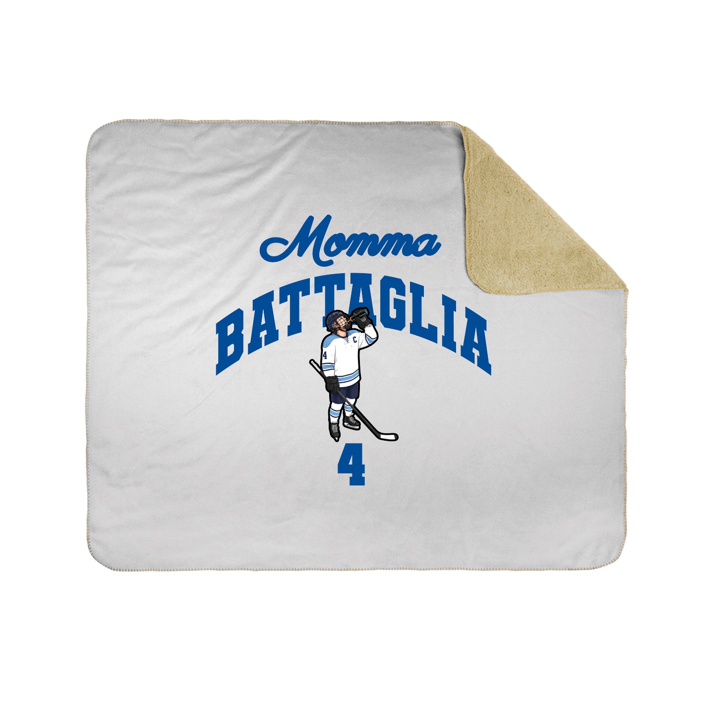 Throw Blanket — Mothers Day Arch in White