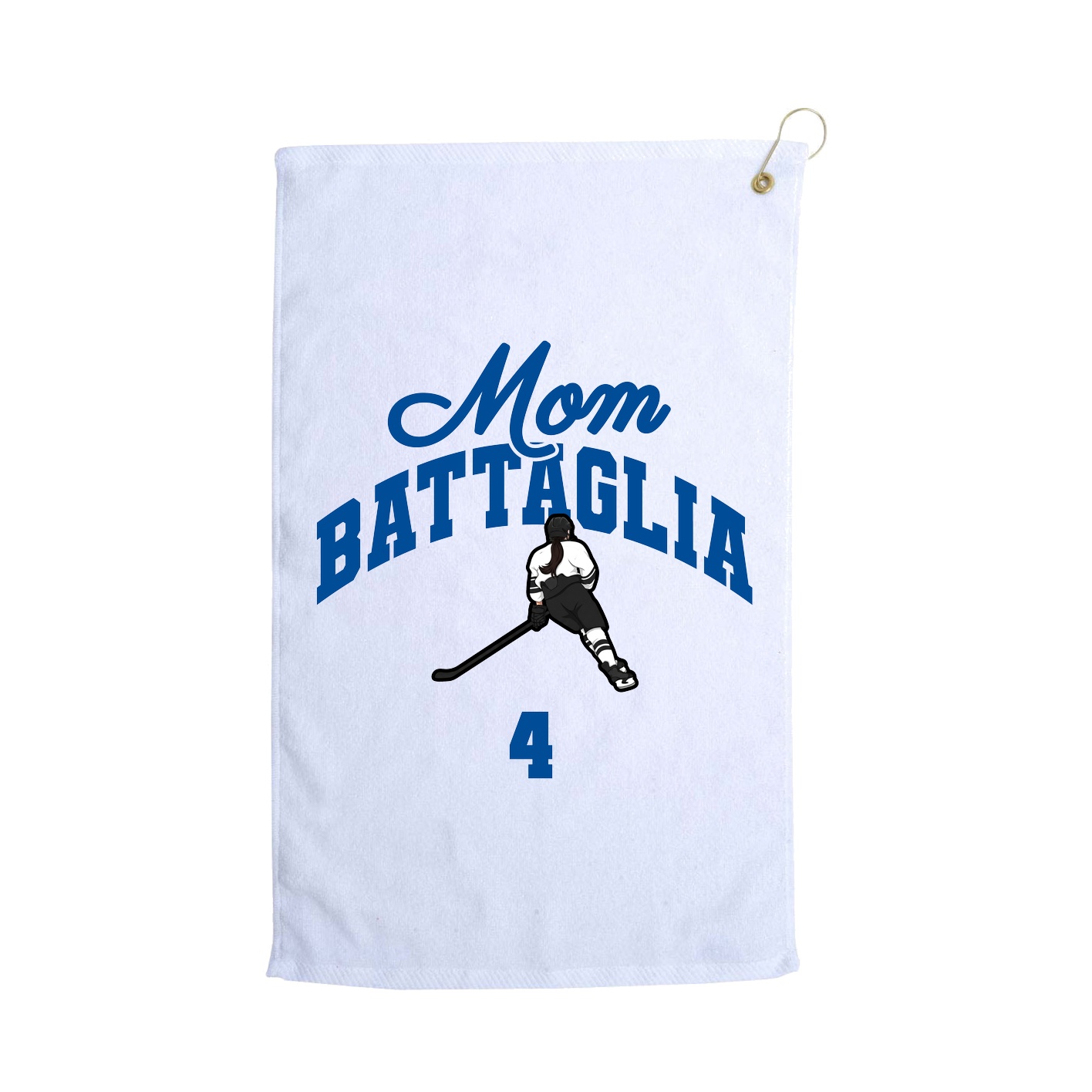 Golf Towel — Mothers Day Arch in White