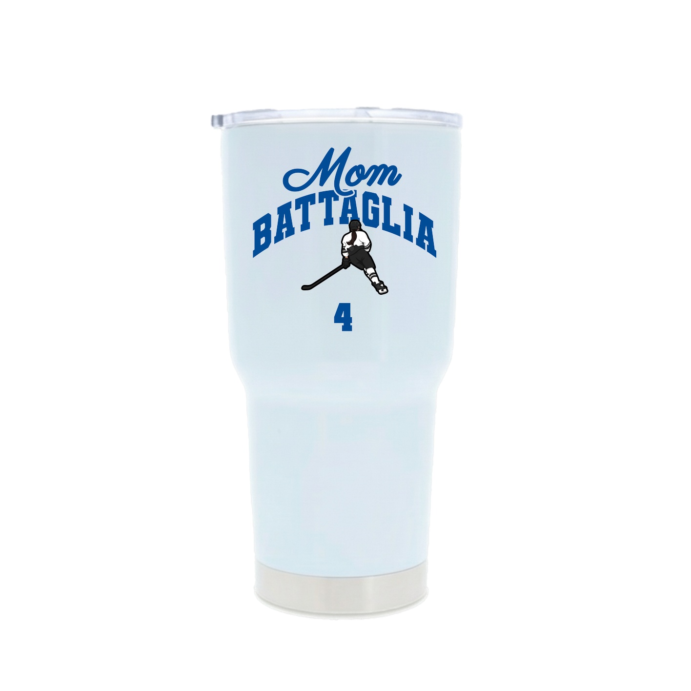 30oz Stainless Steel Tumbler — Mothers Day Arch in White