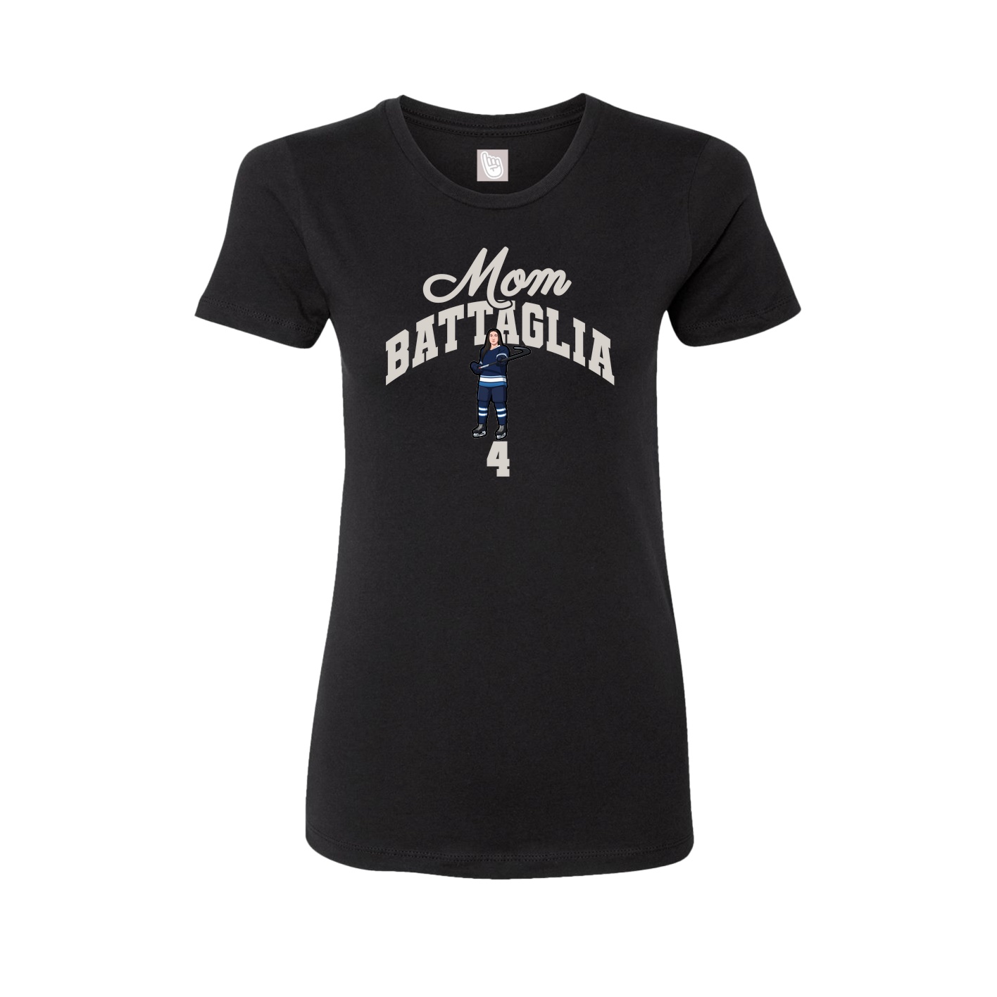 Womens Tee — Mothers Day Arch in Black