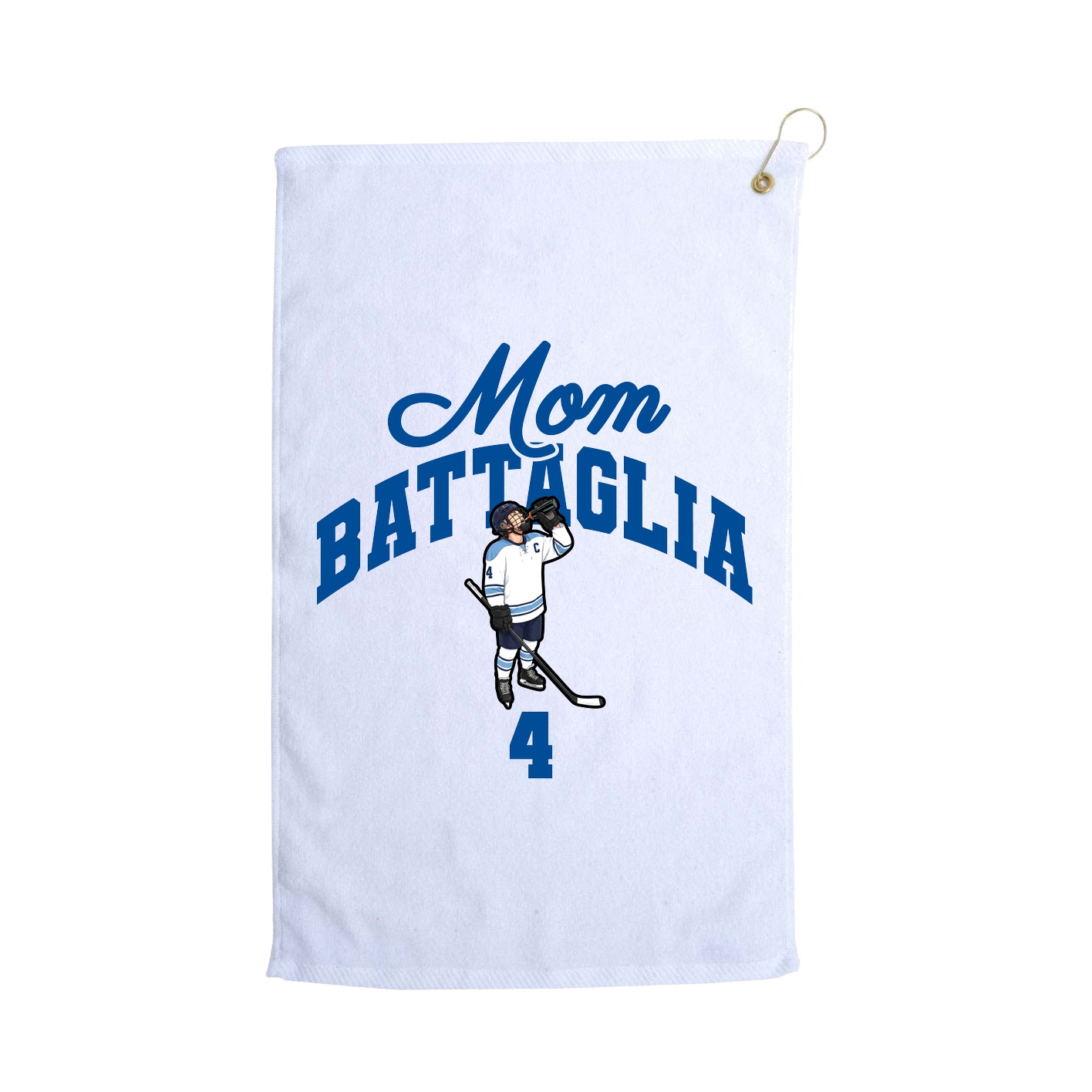 Golf Towel — Mothers Day Arch in White