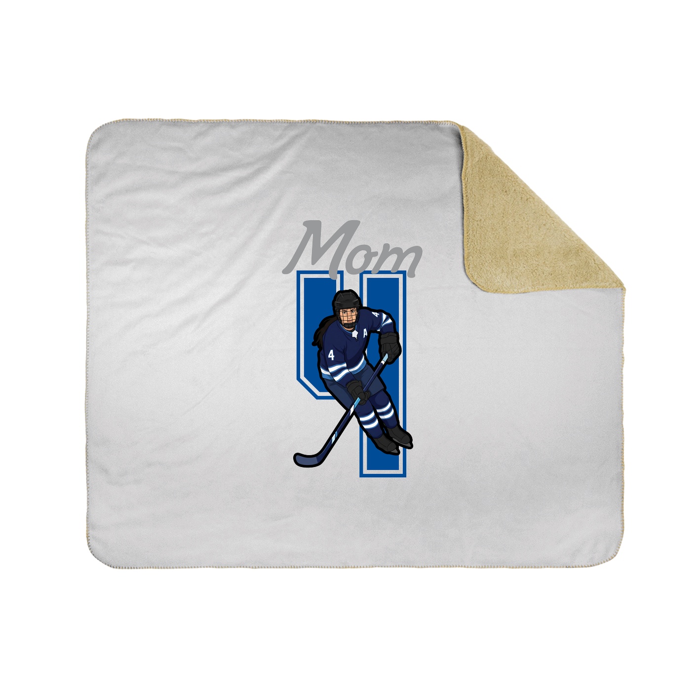 Throw Blanket — Mothers Day Shirsey in White