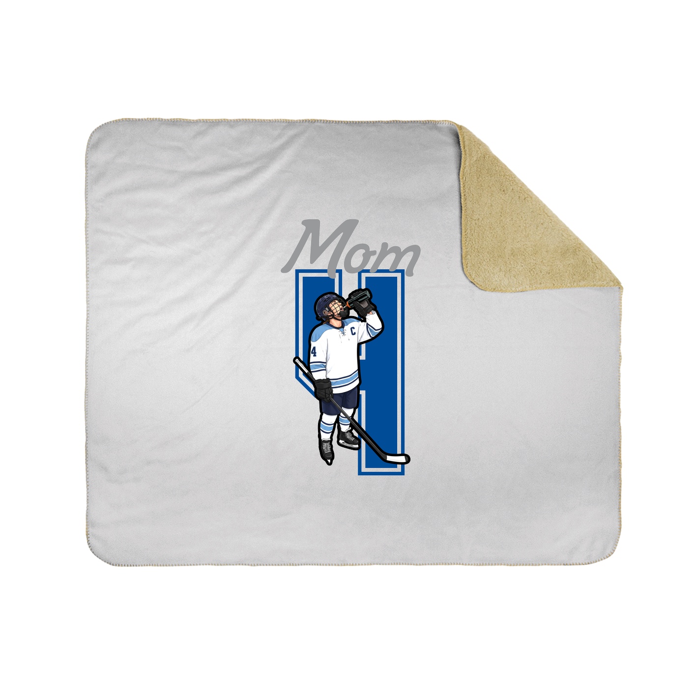 Throw Blanket — Mothers Day Shirsey in White