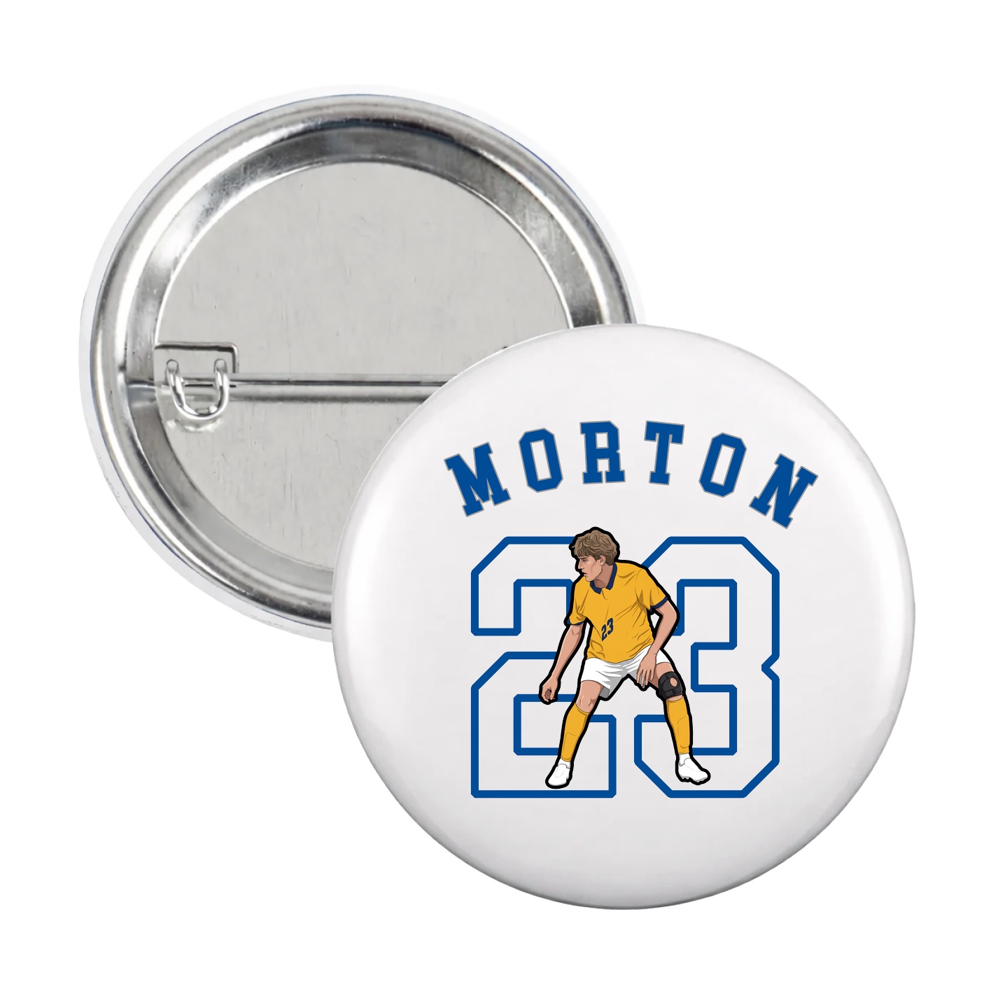 Game Day Button — Shirsey Arch in White