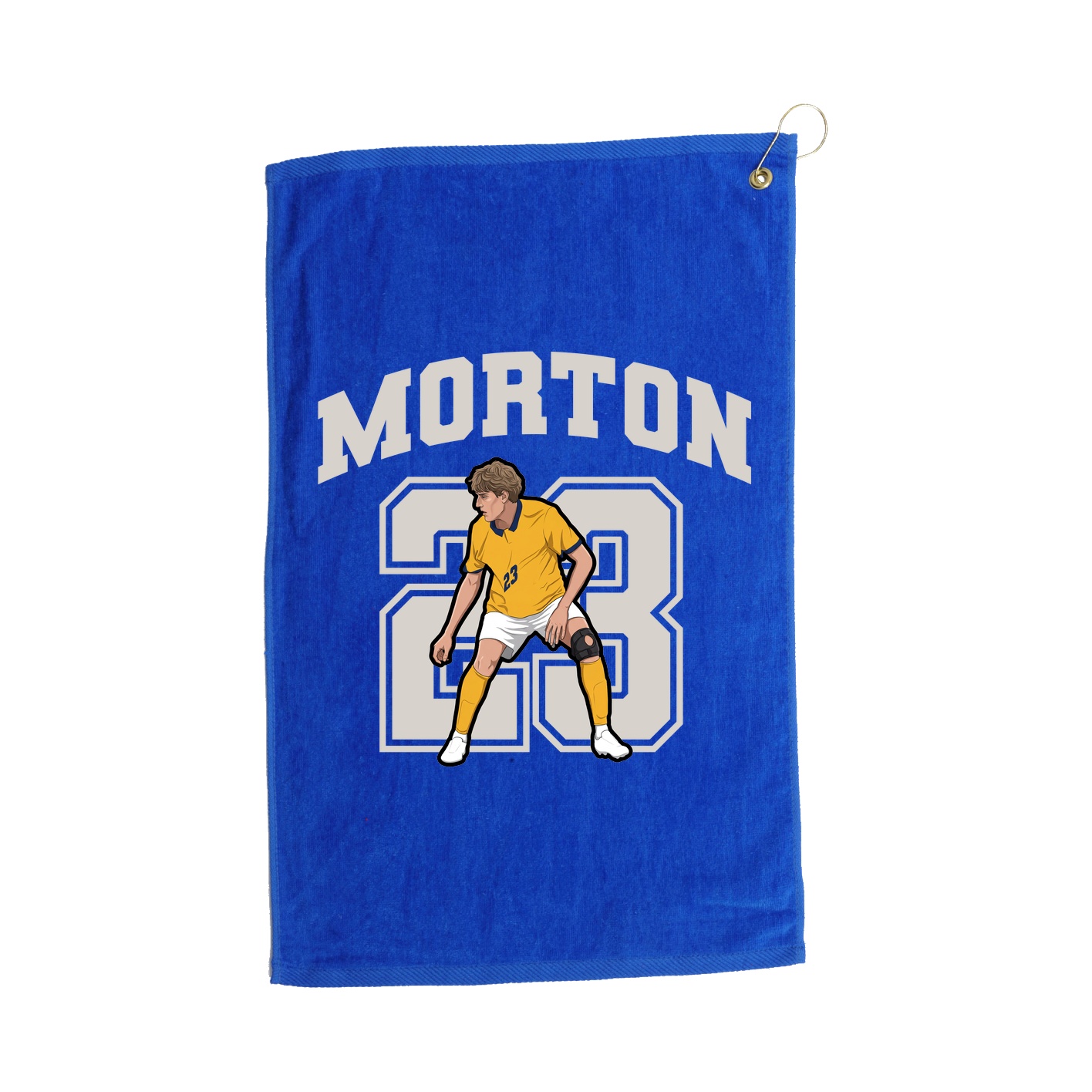 Golf Towel — Number in Royal