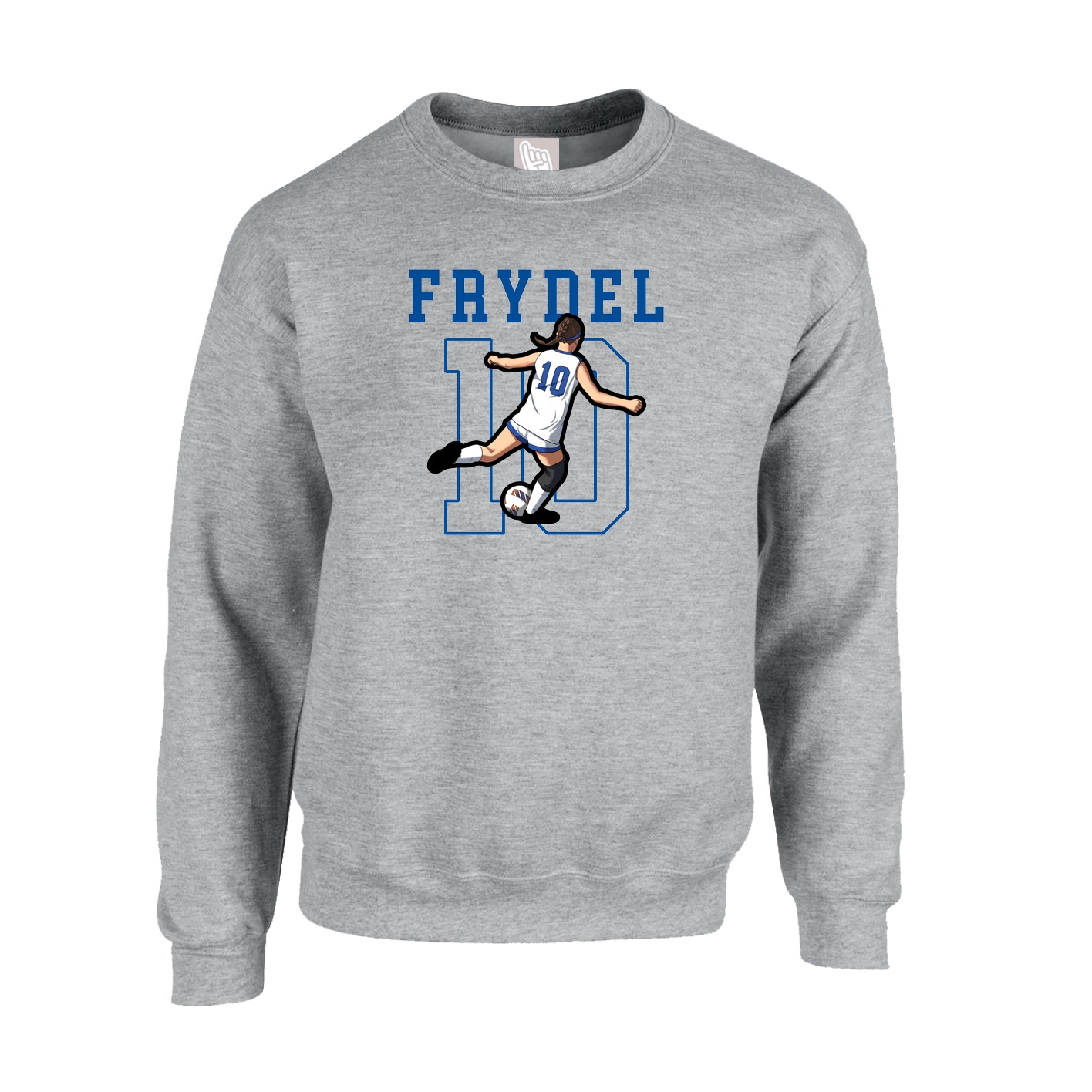 Fleece Crew — Shirsey in Grey