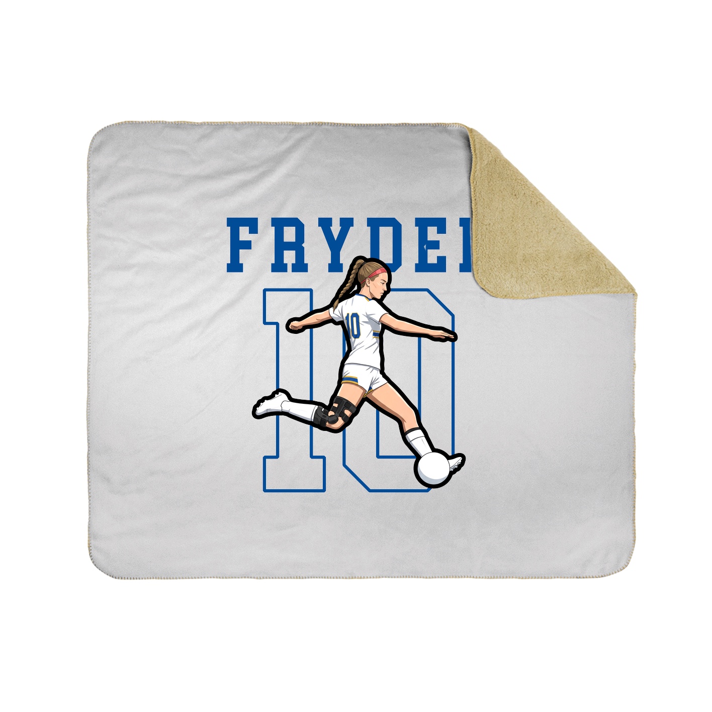 Throw Blanket — Shirsey in White