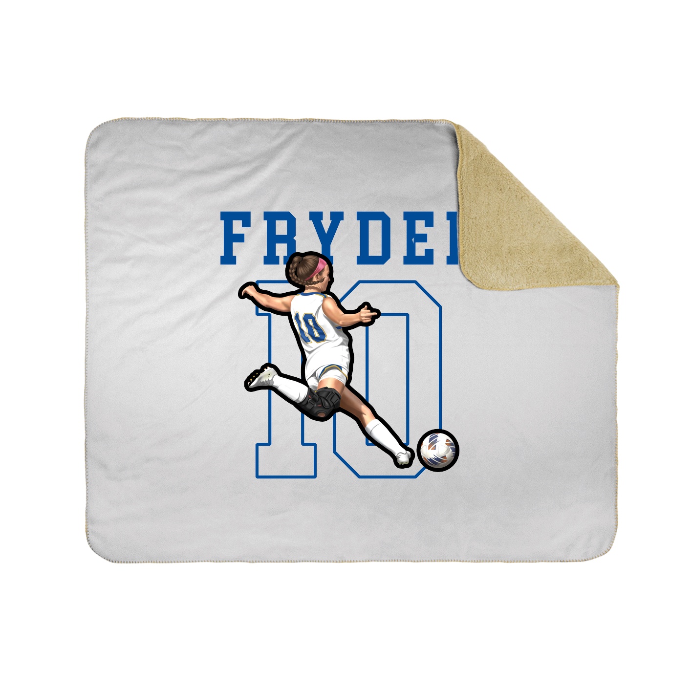 Throw Blanket — Shirsey in White