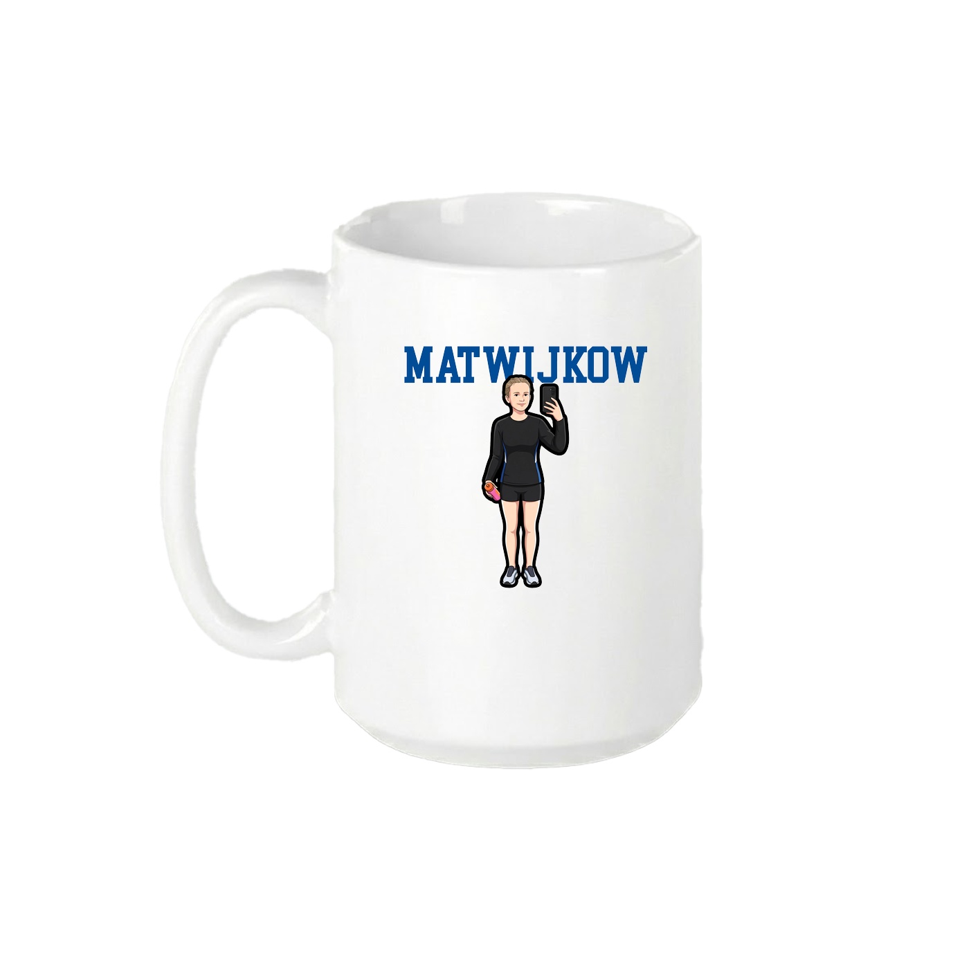 15oz Coffee Mug — Shirsey in White