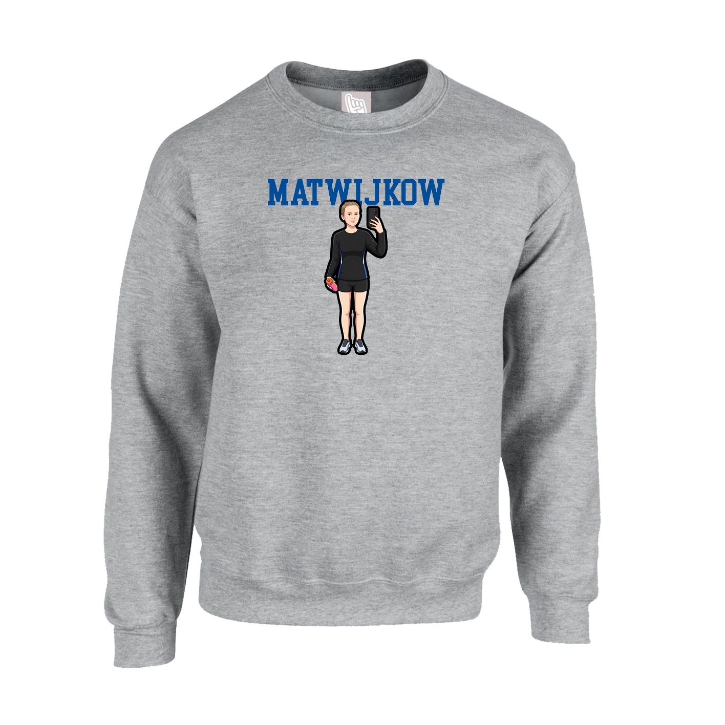 Fleece Crew — Shirsey in Grey