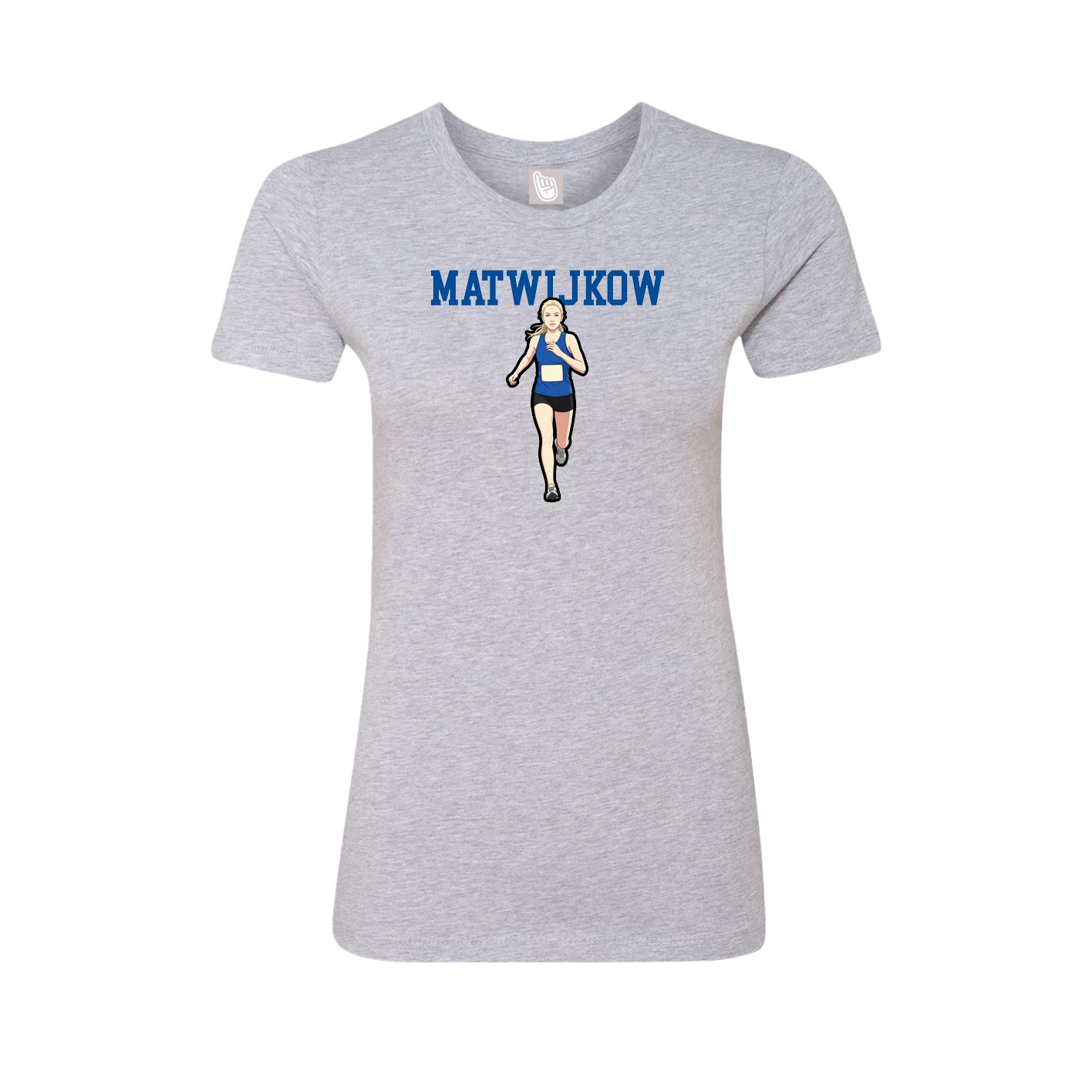 Fitted Women's Tee — Shirsey in Grey