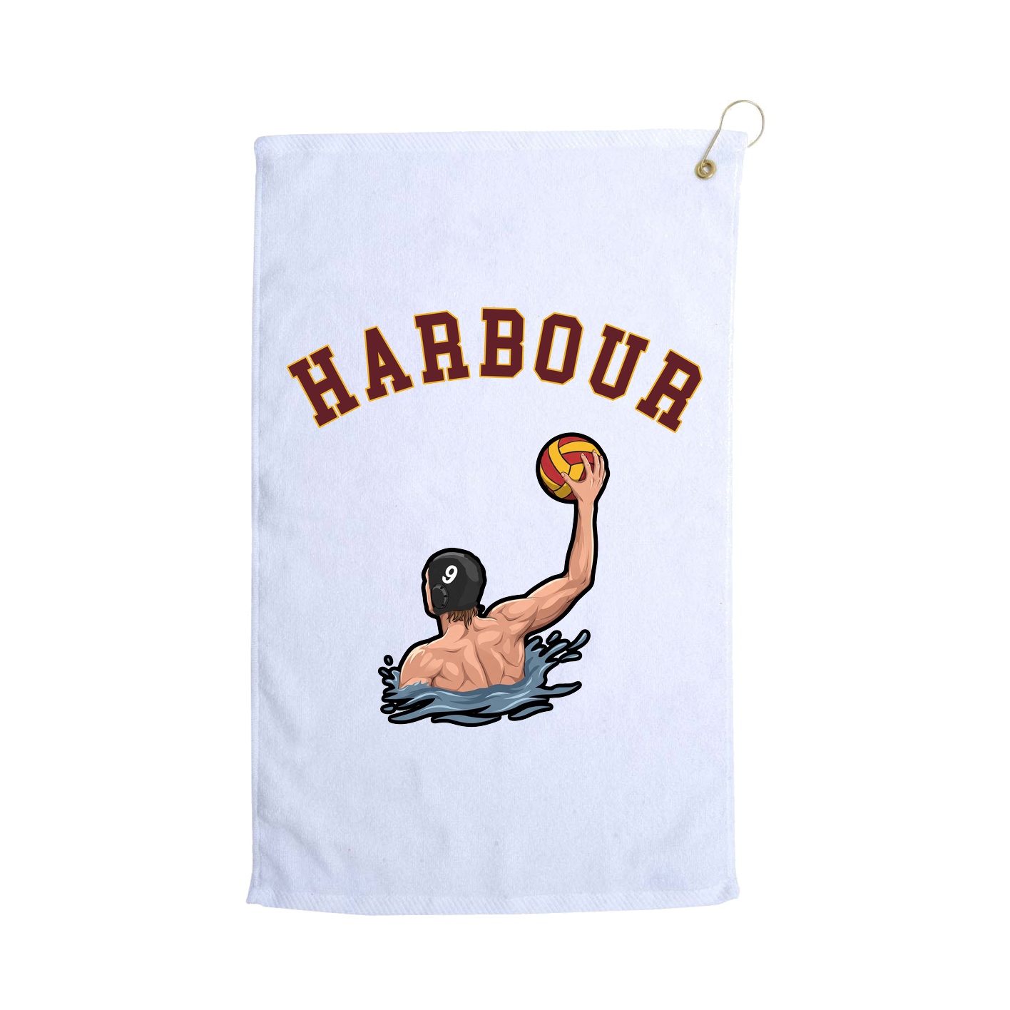 Golf Towel — Shirsey Arch in White