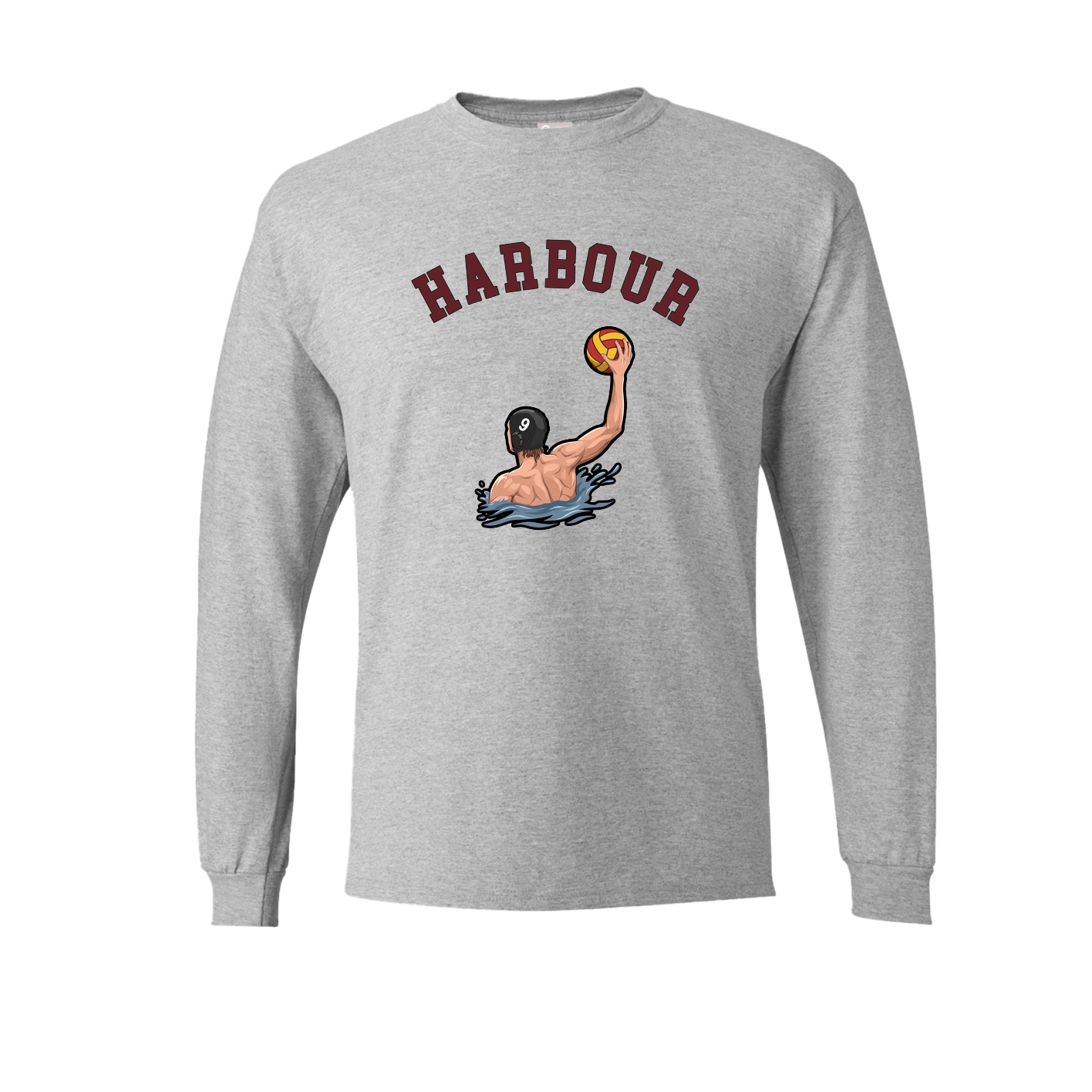 Long Sleeve Tee — Shirsey Arch in Grey