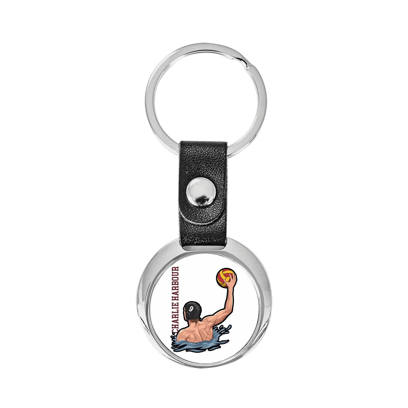 Key Chain — Name Vertical in Classic