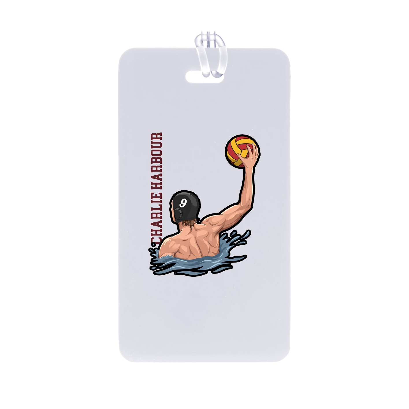 Bag Tag — Name Vertical in Classic