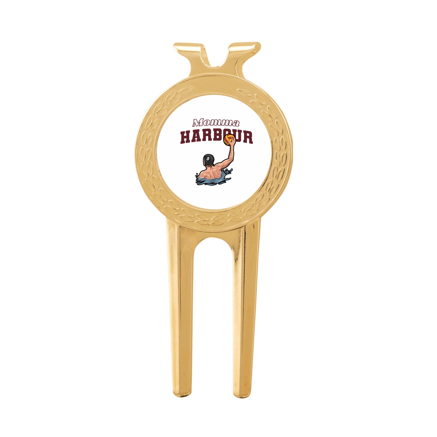 Divot Tool with Ball Marker — Mothers Day Block in Classic