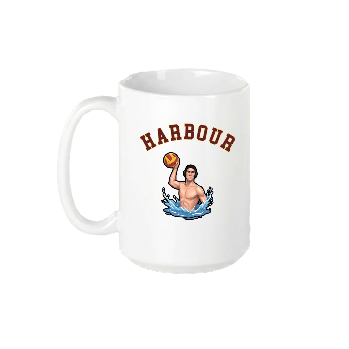 15oz Coffee Mug — Shirsey Arch in White