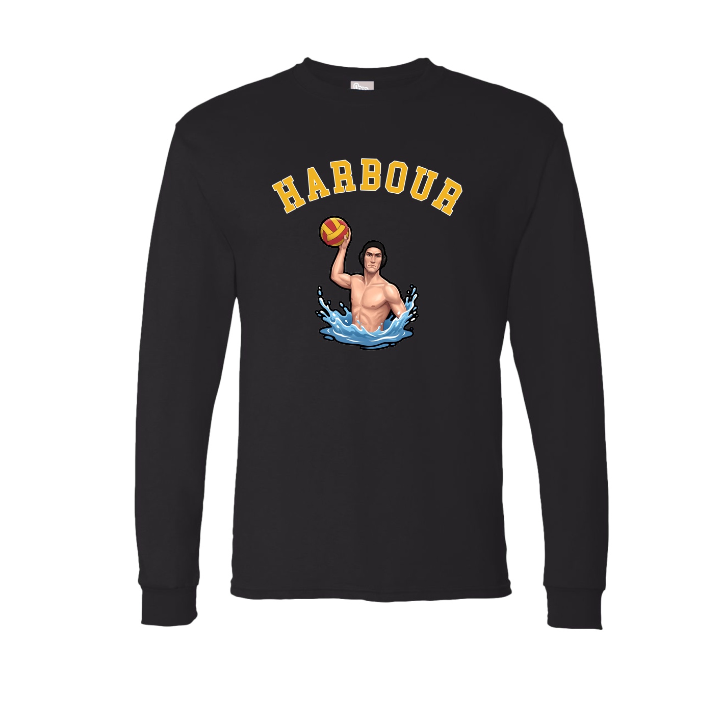Long Sleeve Tee — Shirsey Arch in Black