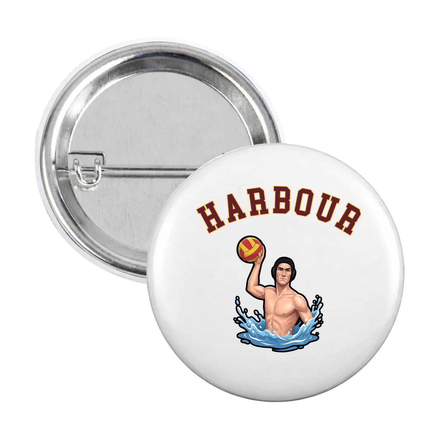 Game Day Button — Shirsey Arch in White